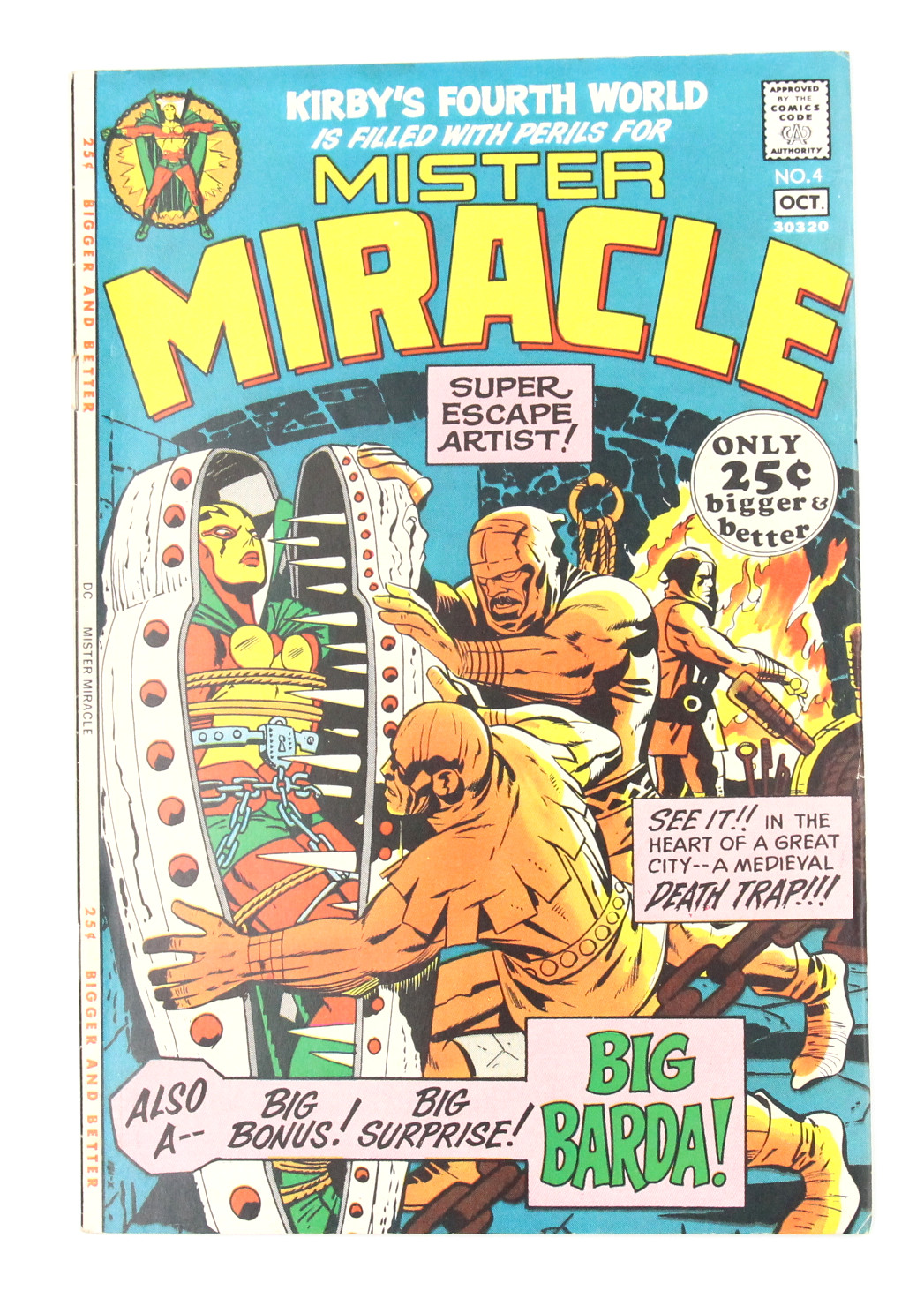 Mister Miracle #4 1971 1st Big Barda Dr. Bedlam DC Comics DCU KEY Kirby FN/VF