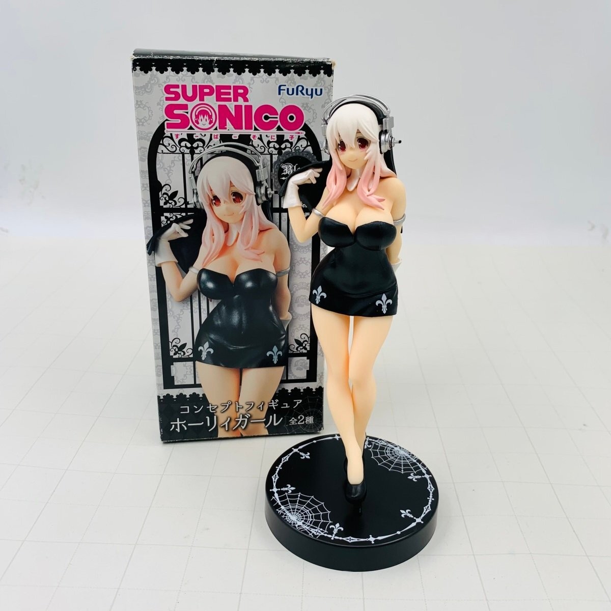 [USED] Furyu Super Sonico Concept Figure Holy Girl Black ver. Figure