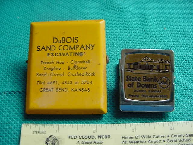 Vintage Dubois Sand Great Bend Kansas Downs KS Bank Metal Paper Clips - Work GR8 Vintage Dubois Sand Great Bend Kansas Downs KS Bank Metal Paper Clips - Work GR8