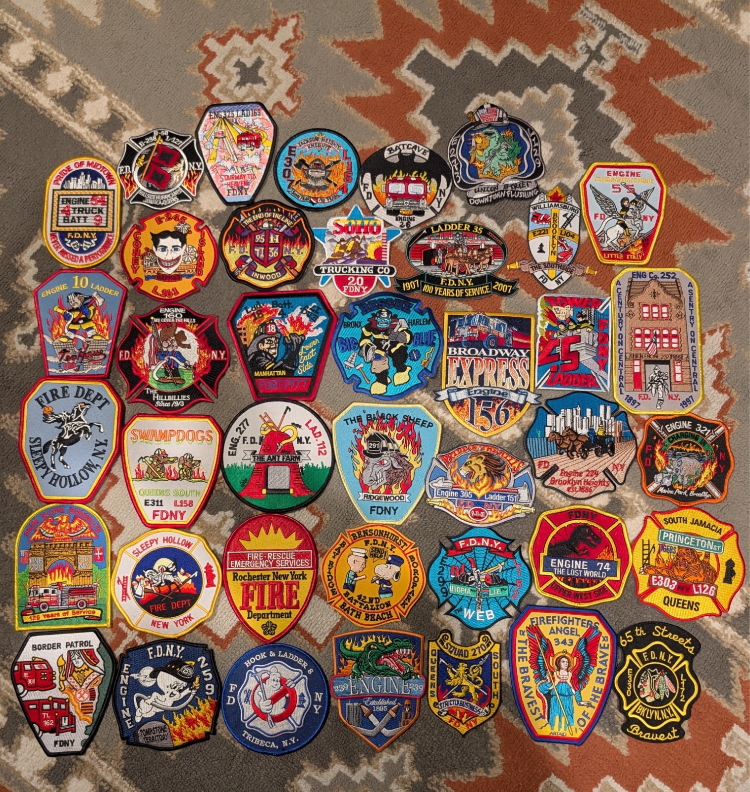 new york fire department patch lot 86