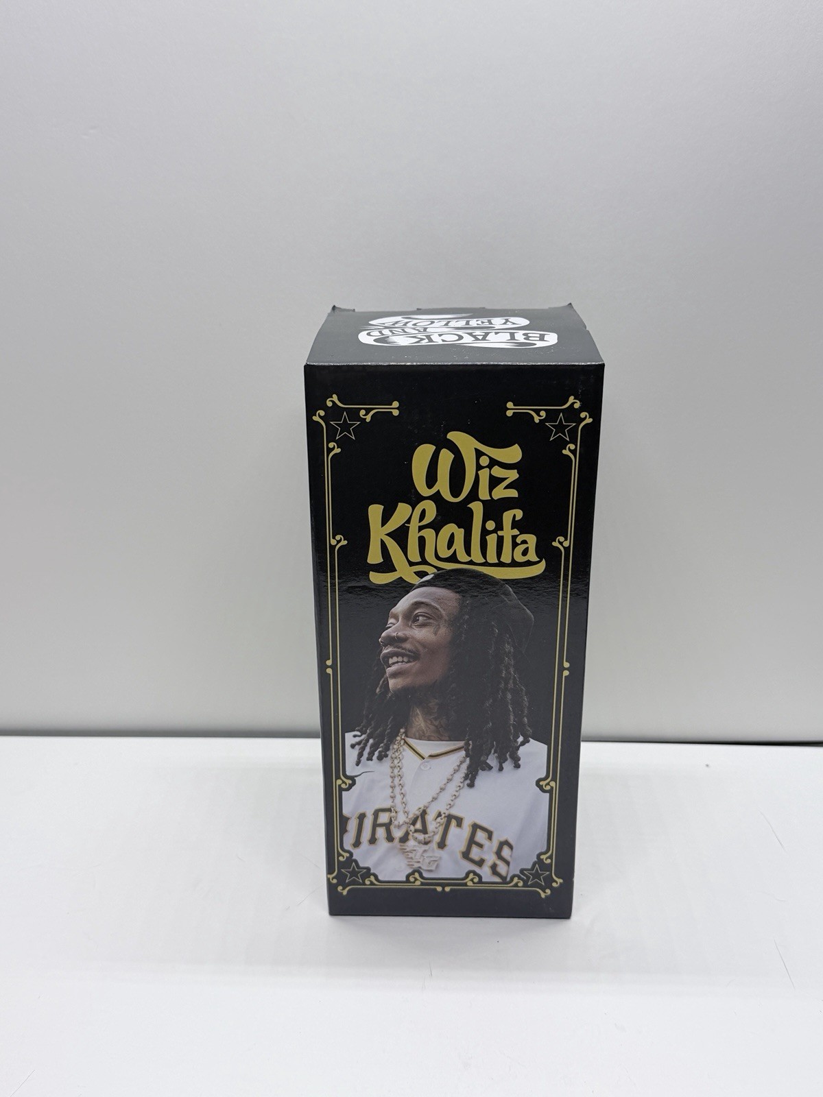 Wiz Khalifa Bobblehead SGA 7/20/2024 Pittsburgh Pirates PNC Park Black Yellow
