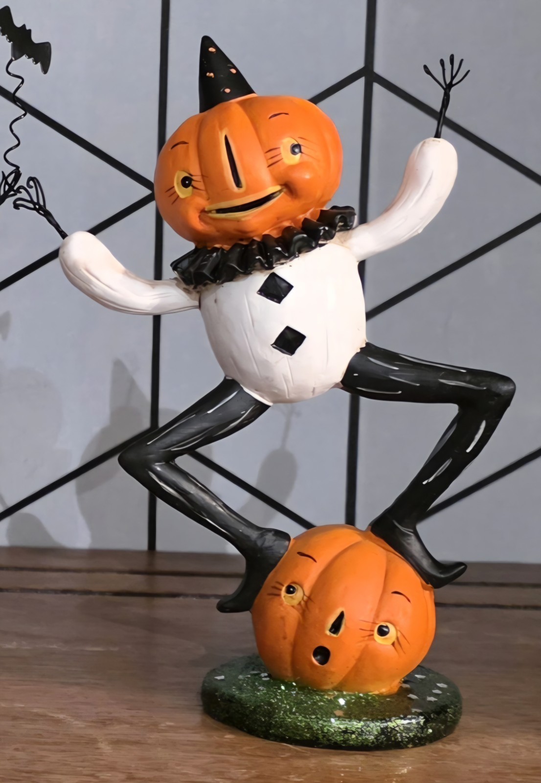Retired Johanna Parker Halloween Pumpkin Peeps Dancing Pete Figure