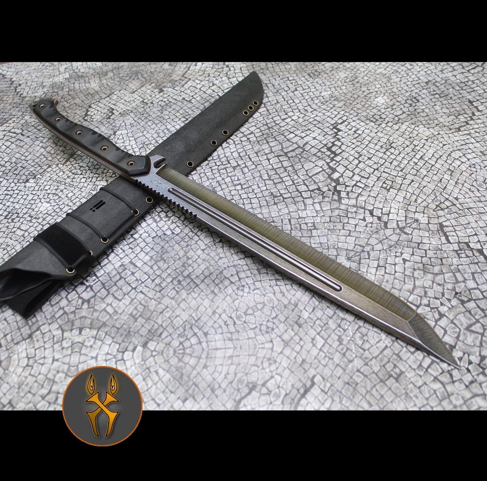 integrity implements Imperator in Magnacut G10 custom handcrafted sword - USA