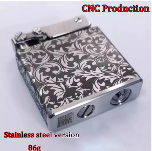 316 Stainless Steel Trench Lighter – Windproof Mechanical Kerosene EDC Lighter..