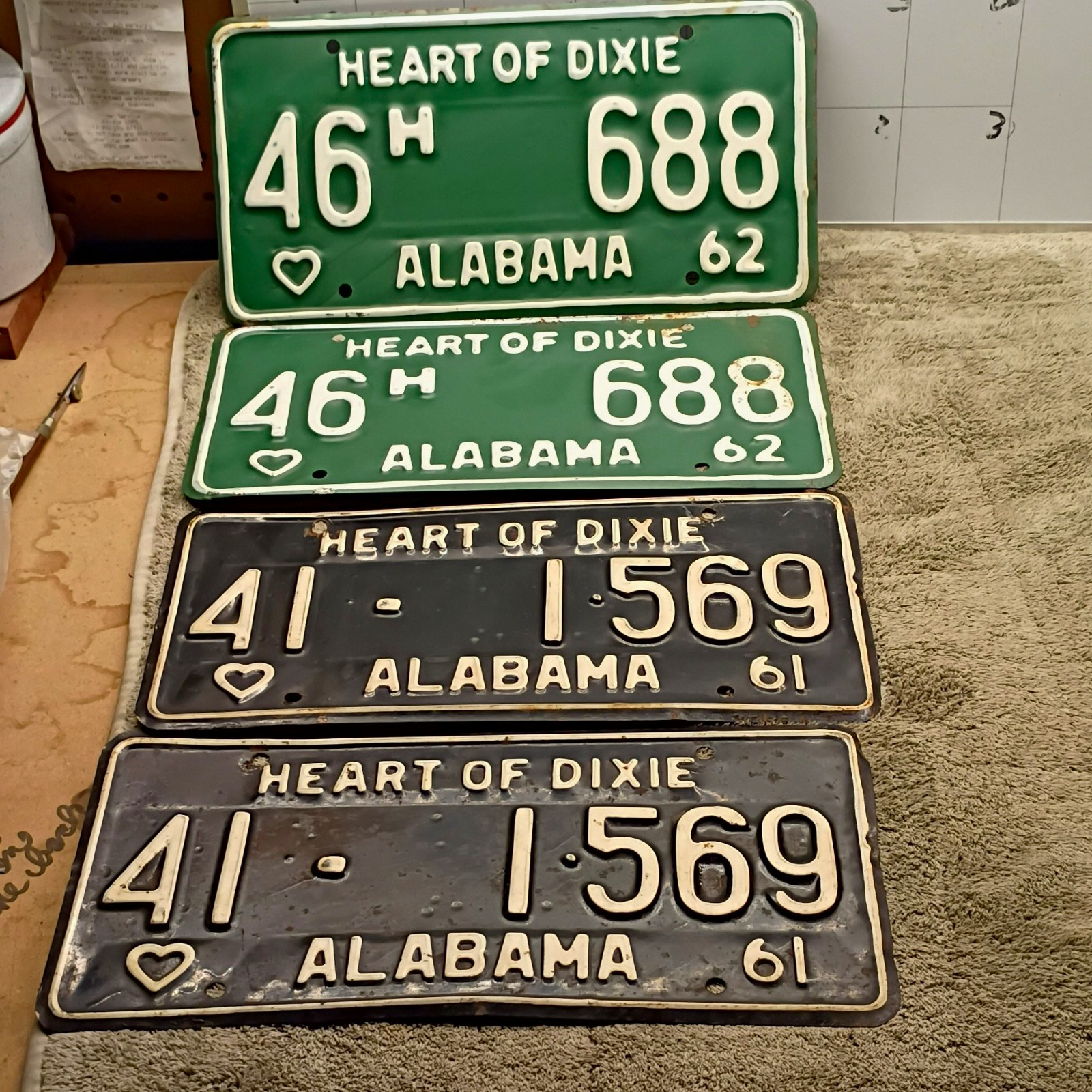 Vintage 1961-1962 Alabama \