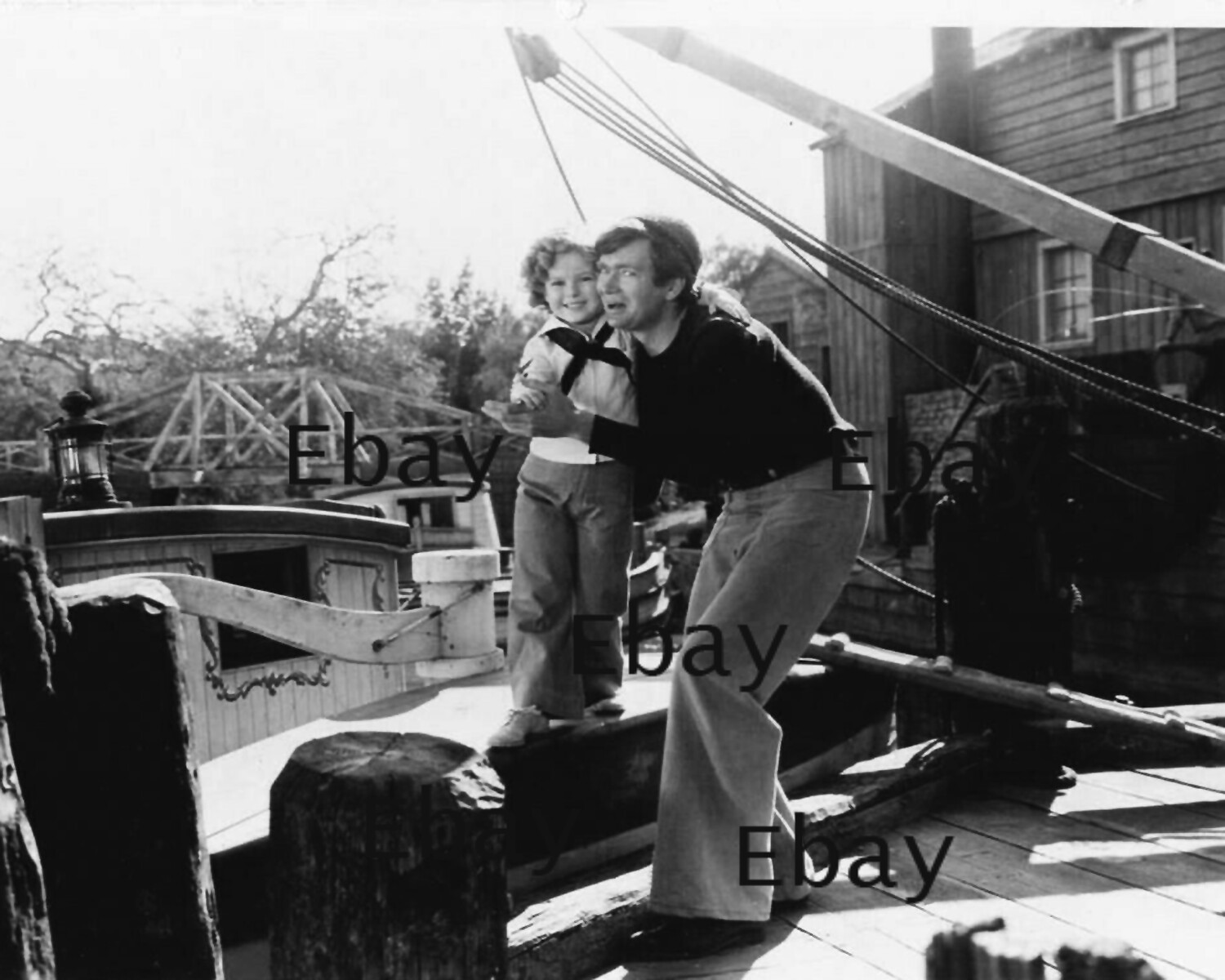 Shirley Temple and Buddy Ebsen 8X10 Photo Reprint