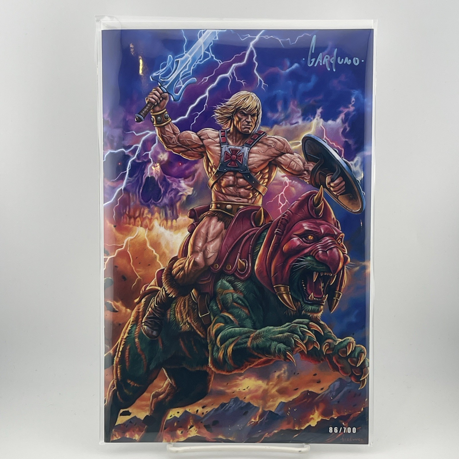 He-Man Sovereign of the Emerald Roar Signed Victor Garduno Virgin w/COA He-Man Sovereign of the Emerald Roar Signed Victor Garduno Virgin w/COA
