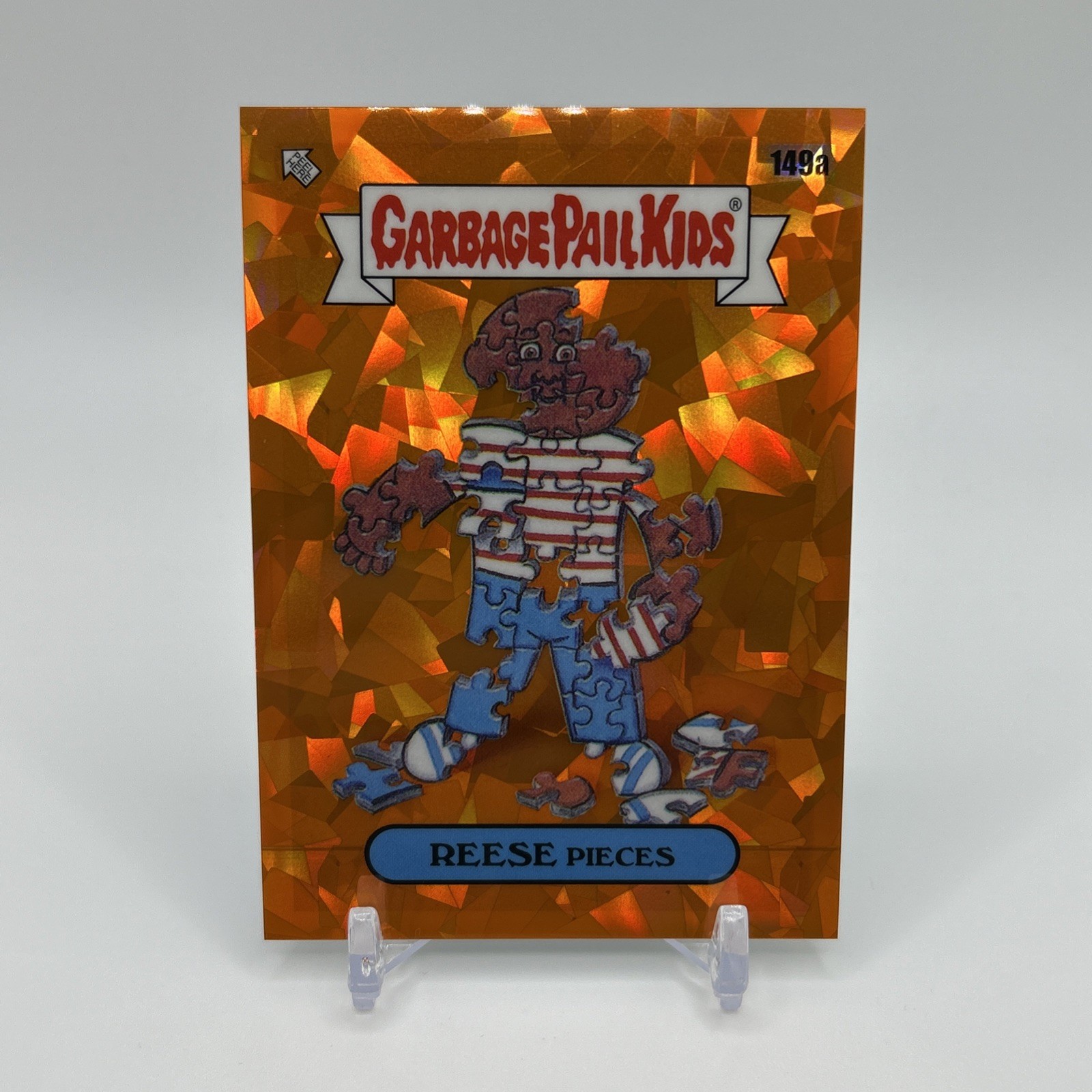 2021 Topps Garbage Pail Kids Reese Pieces Orange Sapphire SSP #/25 #149a