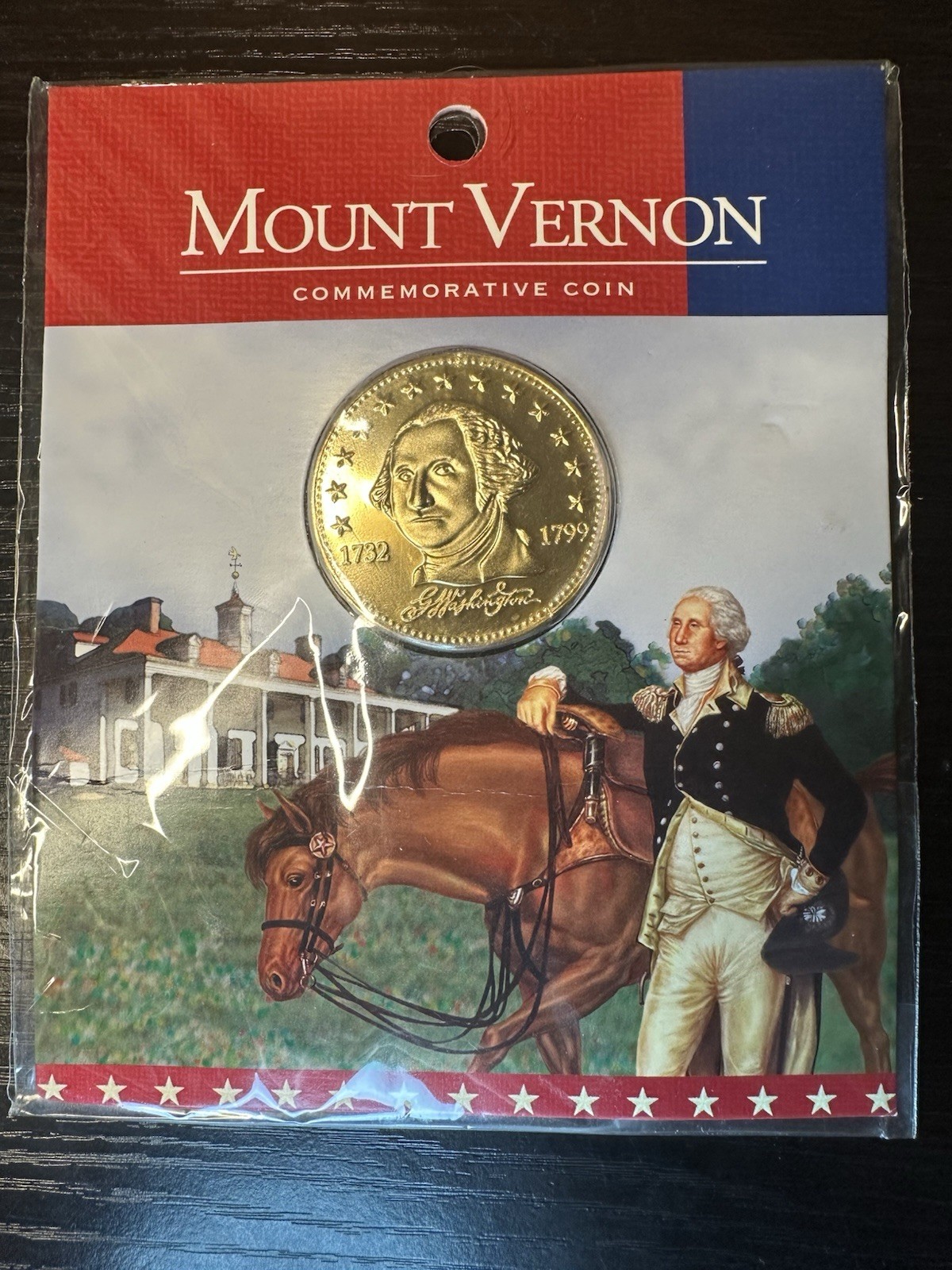 Mount Vernon Commemorative Coin George Washington US President Rare Coin
