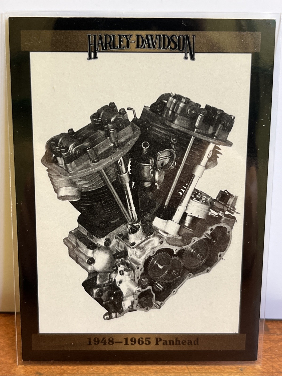 1992 Collect-A-Card Harley-Davidson 1948 - 1965 Panhead Motorcycle Series 2 #197 1992 Collect-A-Card Harley-Davidson 1948 - 1965 Panhead Motorcycle Series 2 #197