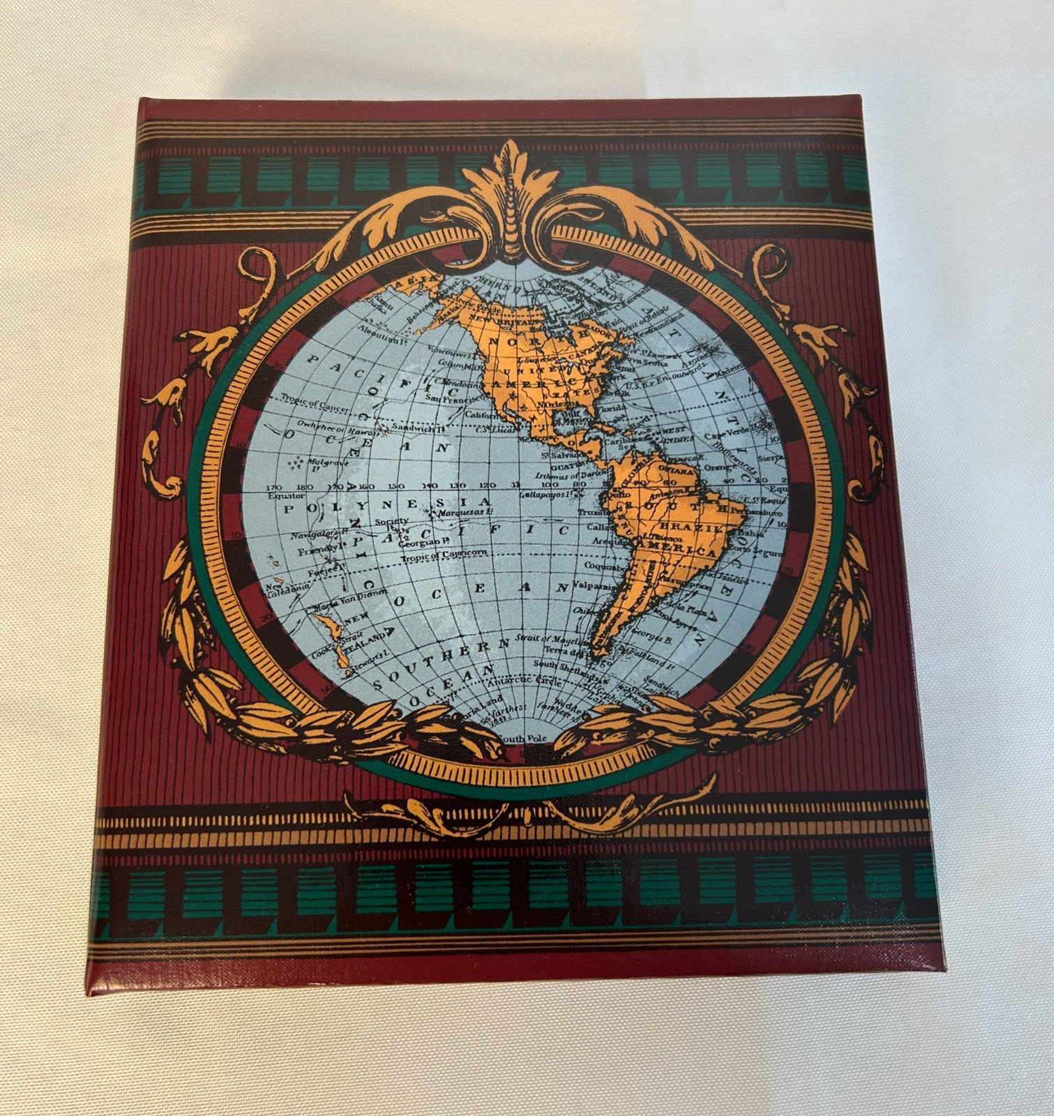 Vintage Raymond Waites Hemispheres Address Book CR Gibson Made USA *New In Box*
