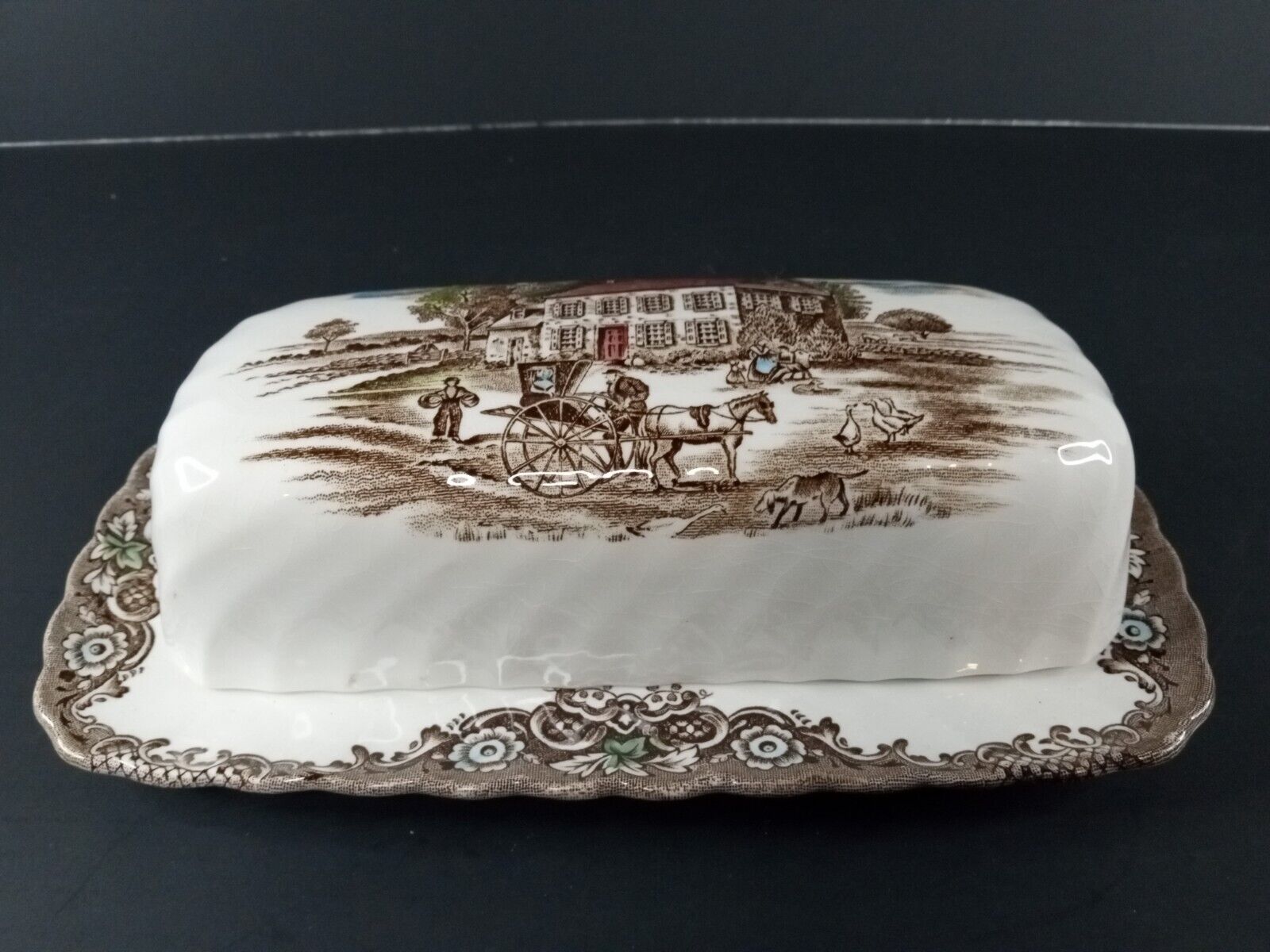 heritage hall johnson brothers Butter Dish