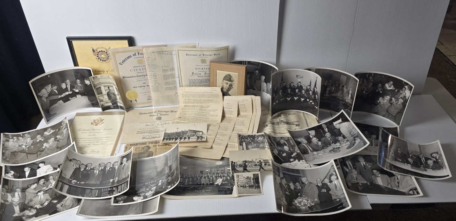 WWI 121st Field Artillery Named Archive – Oscar Kunkel – General Orders Citation