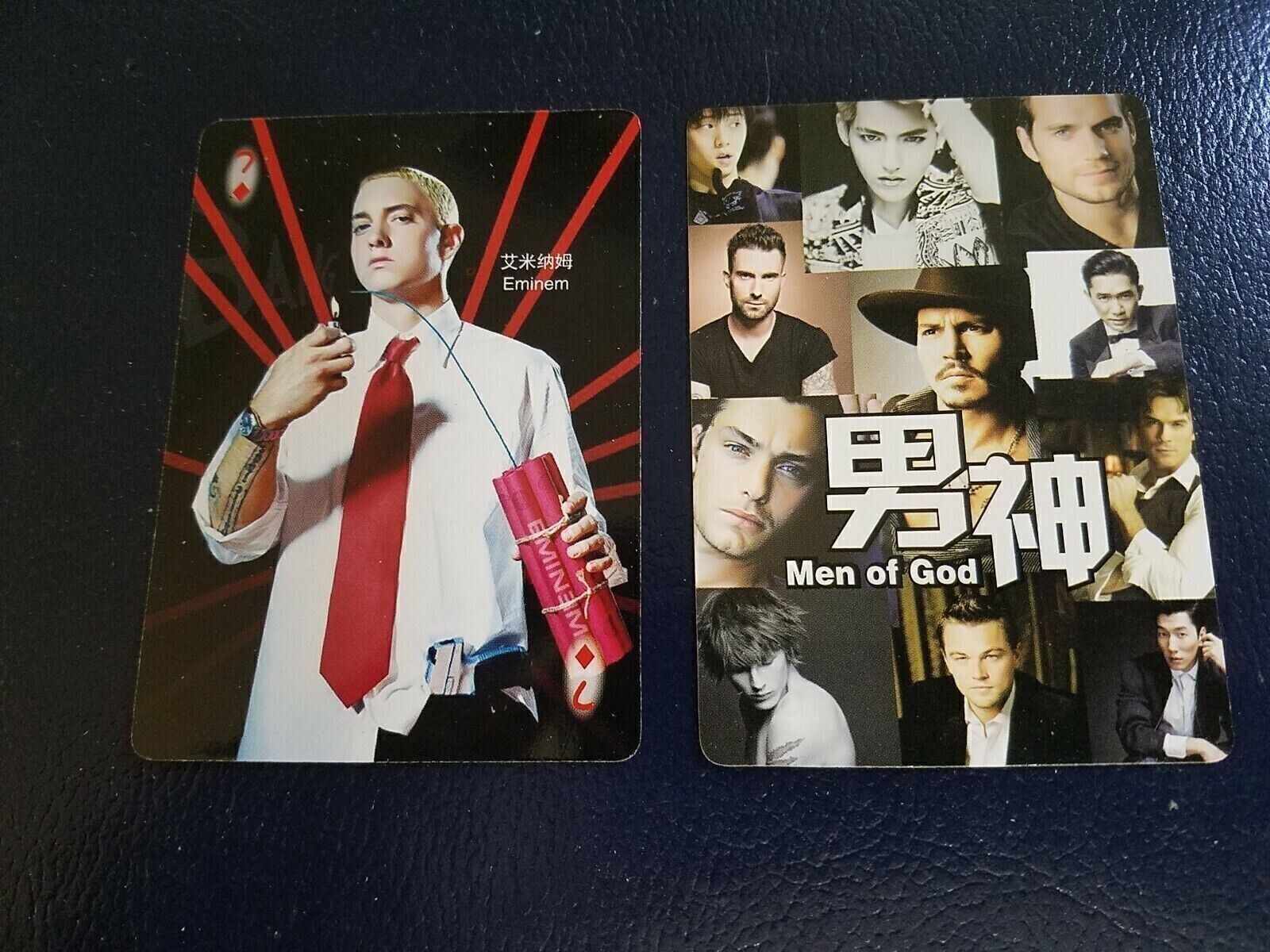 Eminem American Rapper International Men of God Playing Card Eminem American Rapper International Men of God Playing Card