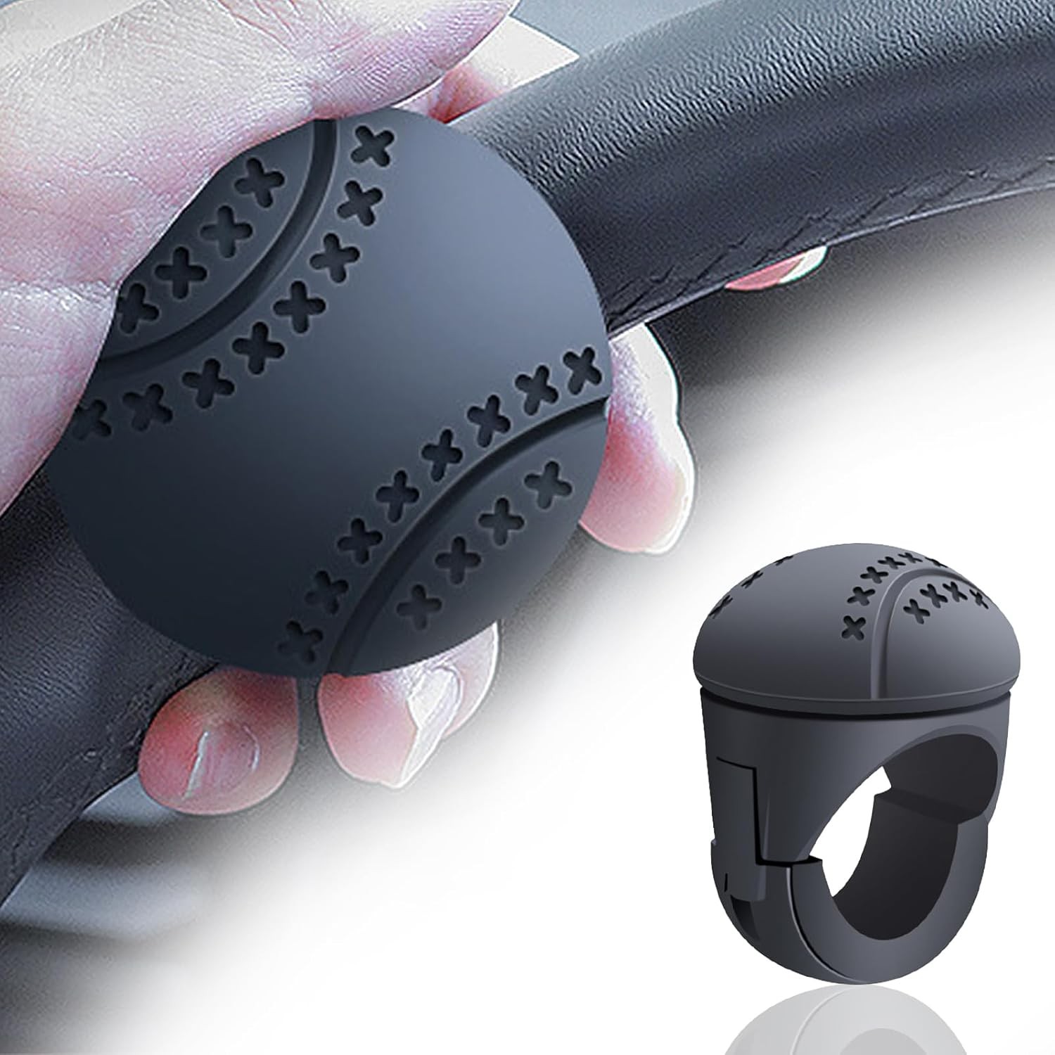 Silicone Steering Wheel Knob, Power Handle Wheel Booster, Anti-Slip Wheel Knob