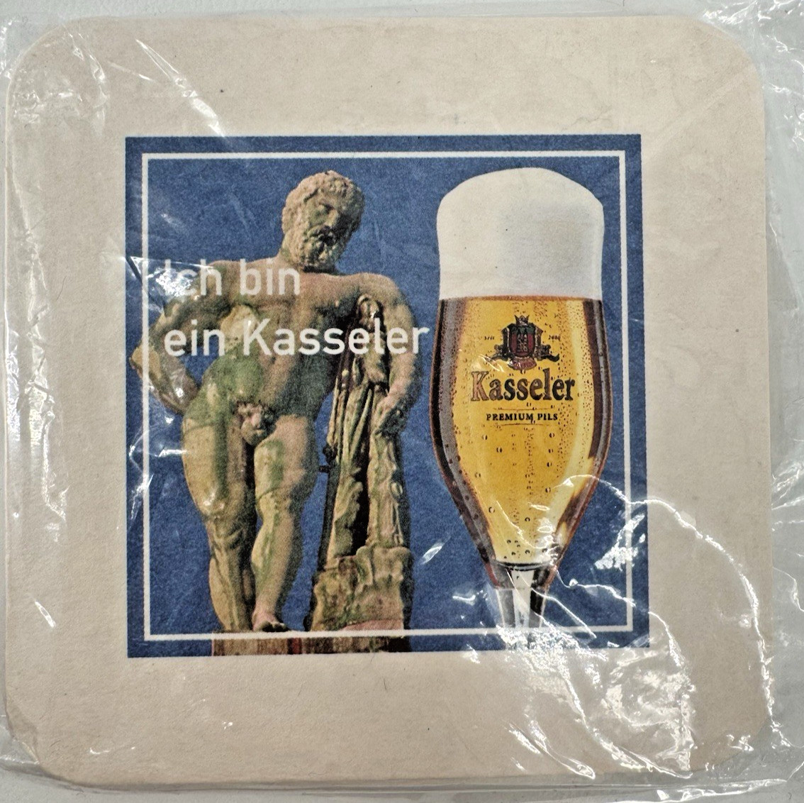 Beer Coasters German Kasseler Pils Vintage Bar Pub Advertising 6 Pack