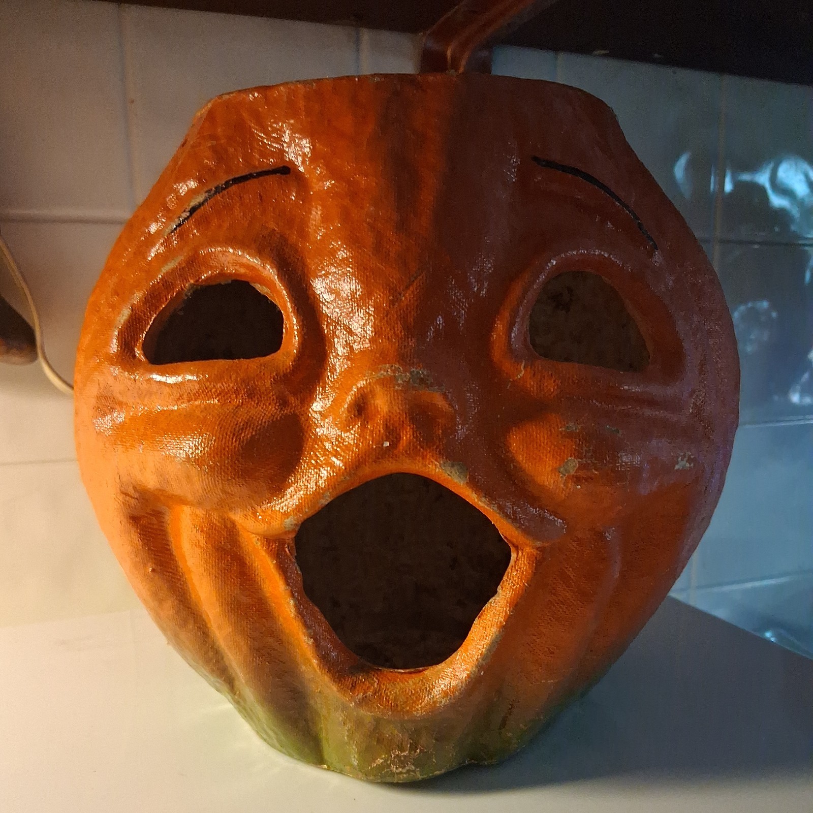Vtg Halloween Papier Paper Mache 7.5