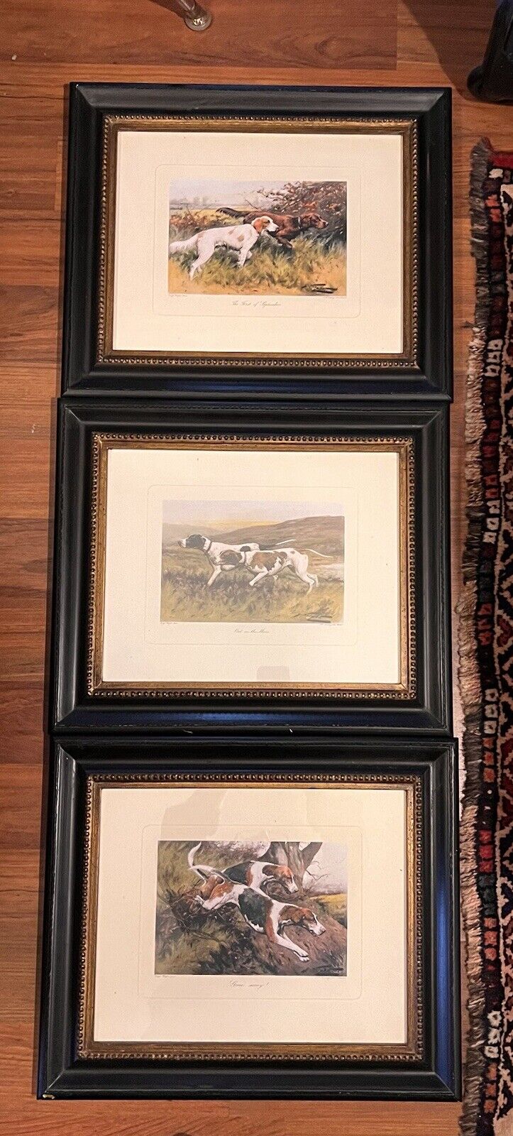 3 X George Wright FRAMED Prints From England