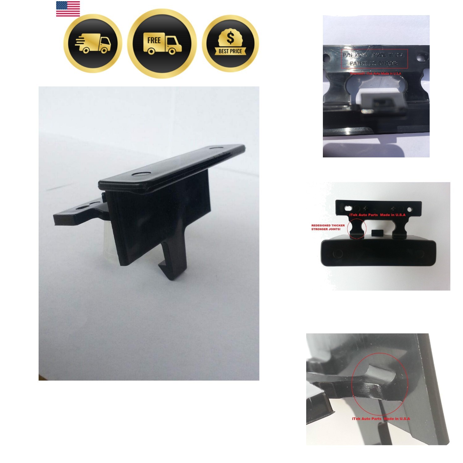 Unbreakable Replacement Center Console Latch Redesigned Made in U.S.A 07-14 S...