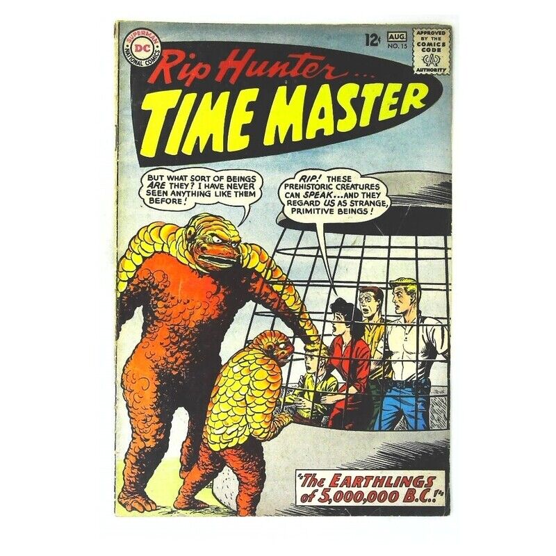 Rip Hunter Time Master #15 DC comics VG+ Full description below [w|