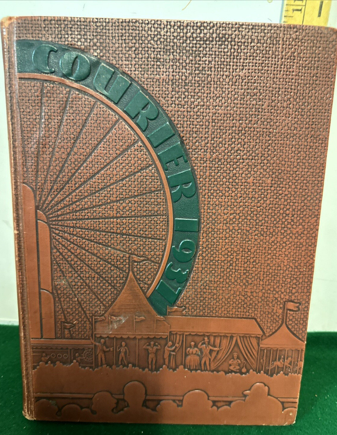 Boise High School Courier Yearbook 1937 Vintage Boise Idaho