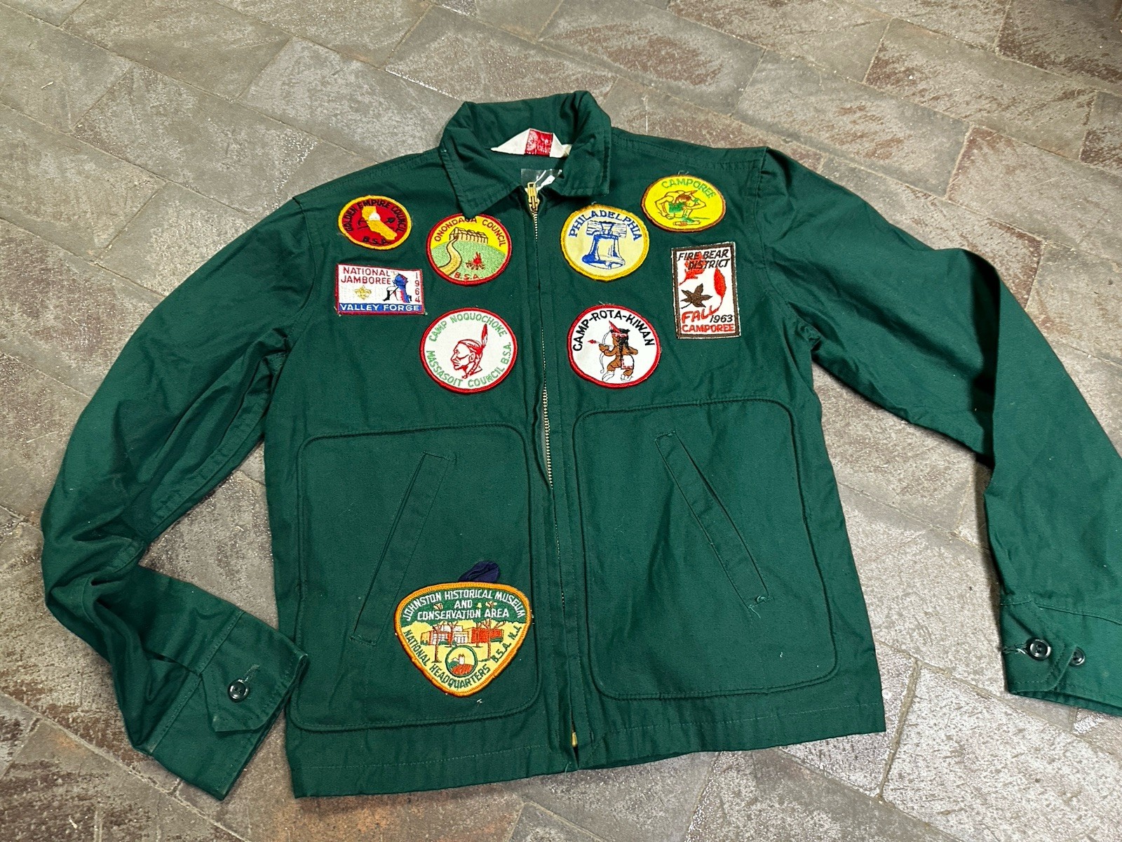 1964 National Jamboree Boy Scout Official Jacket W/Patches