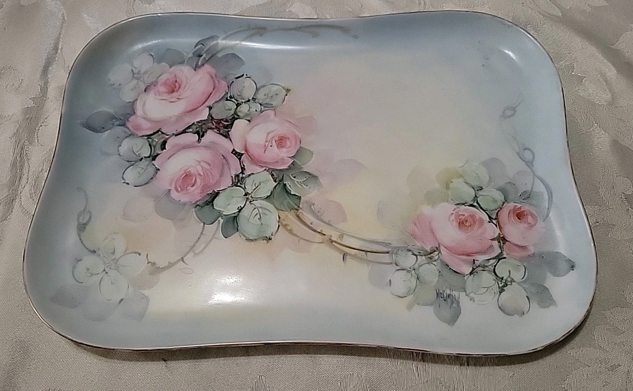 Vintage GDA Limoges France Vanity Tray Vintage GDA Limoges France Vanity Tray