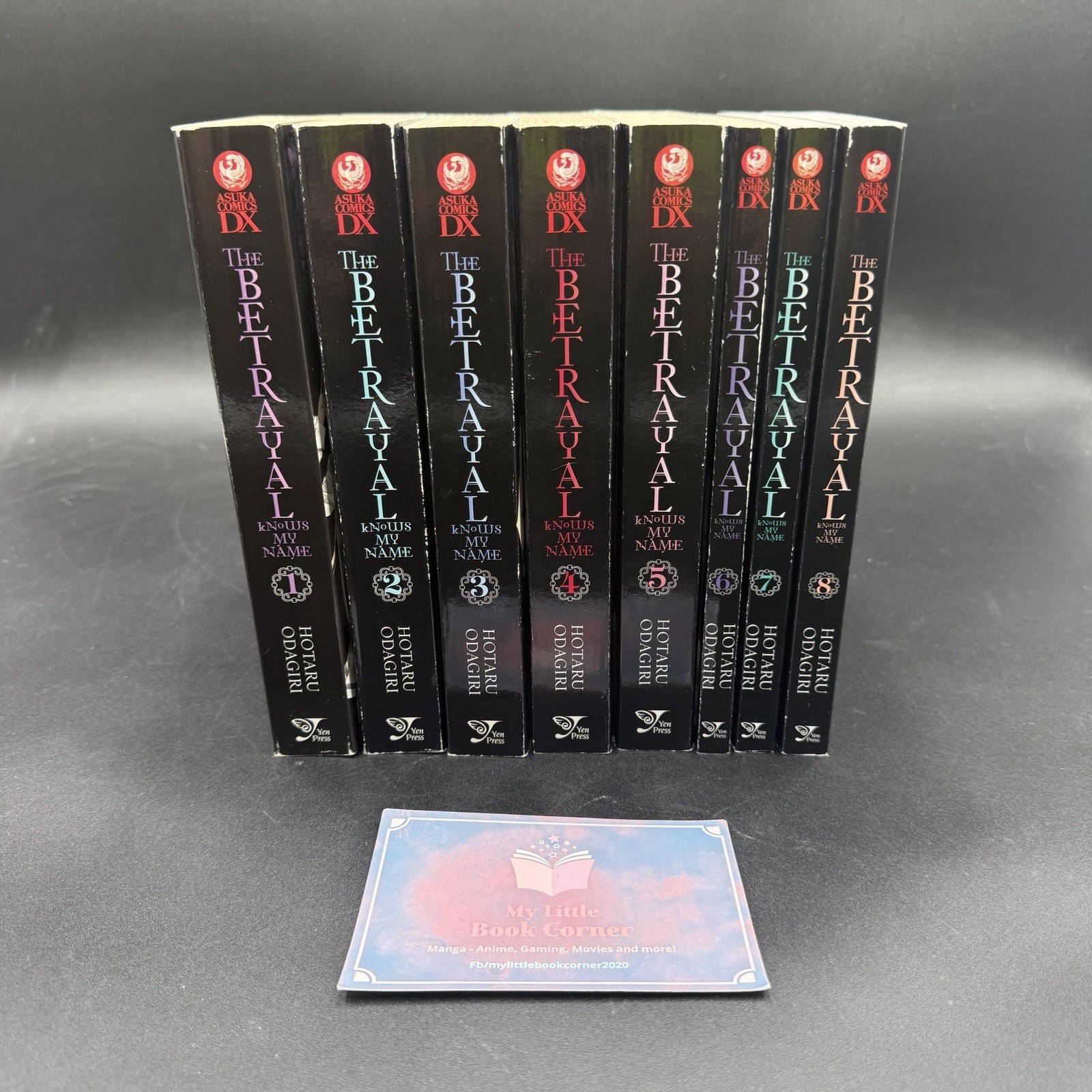 The Betrayal Knows My Name Manga Complete Set Vols 1-8 Hotaru Odagiri English