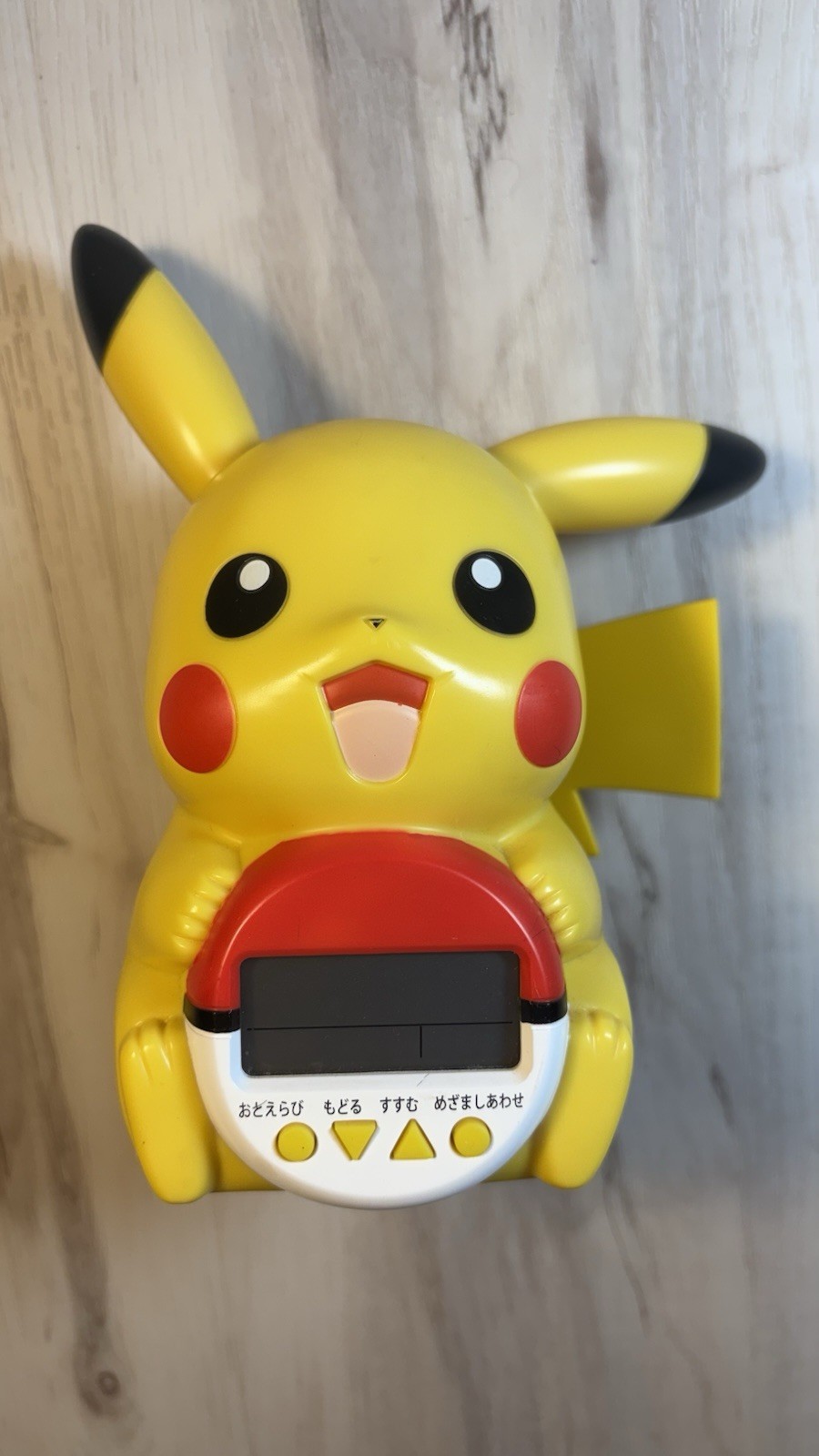 RARE Seiko Pokemon Pikachu Talking Digital Alarm Clock Japan