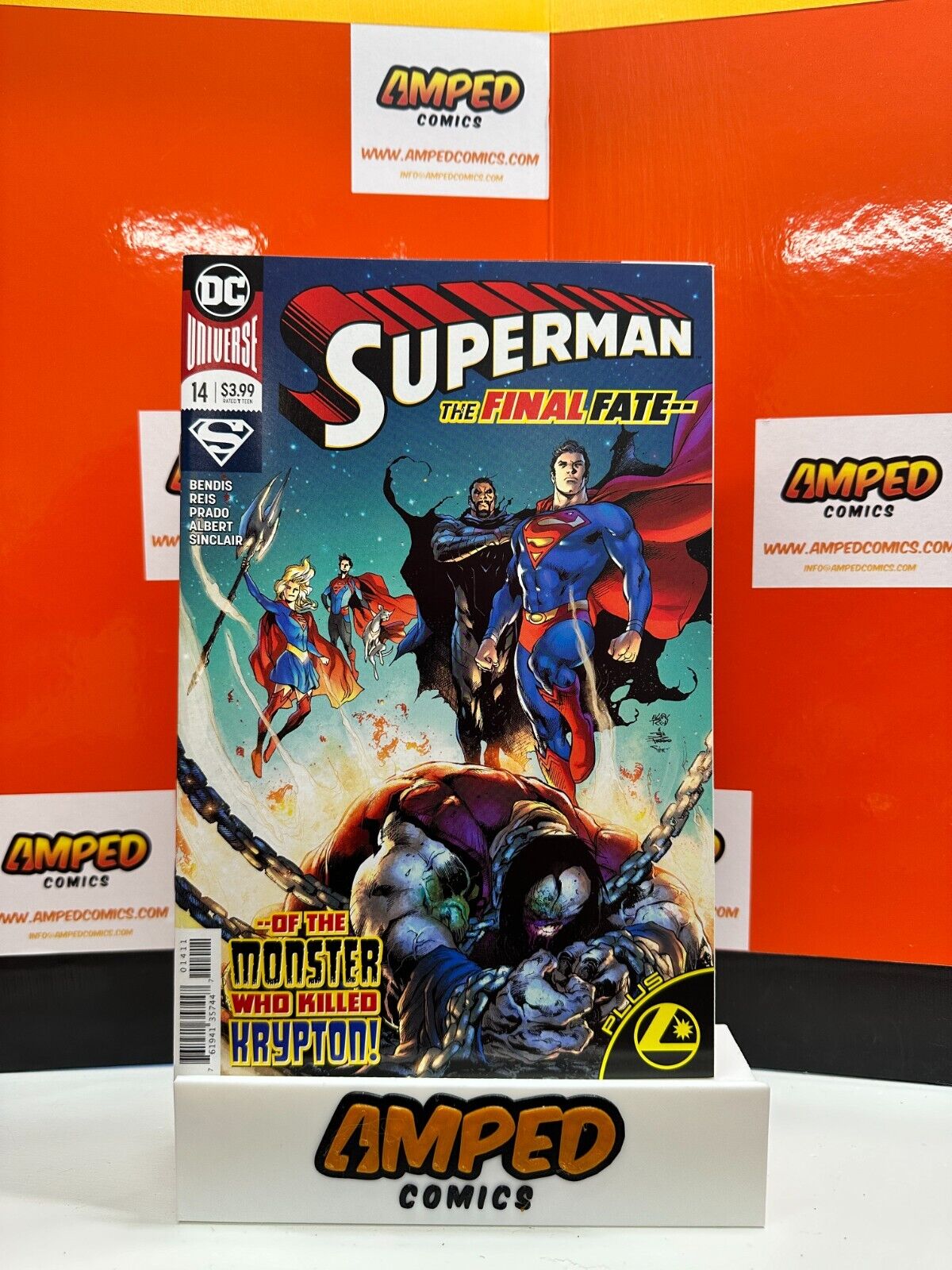 Superman #14 DC Comics🔑1st cameo app Gold Lantern & Monster Boy