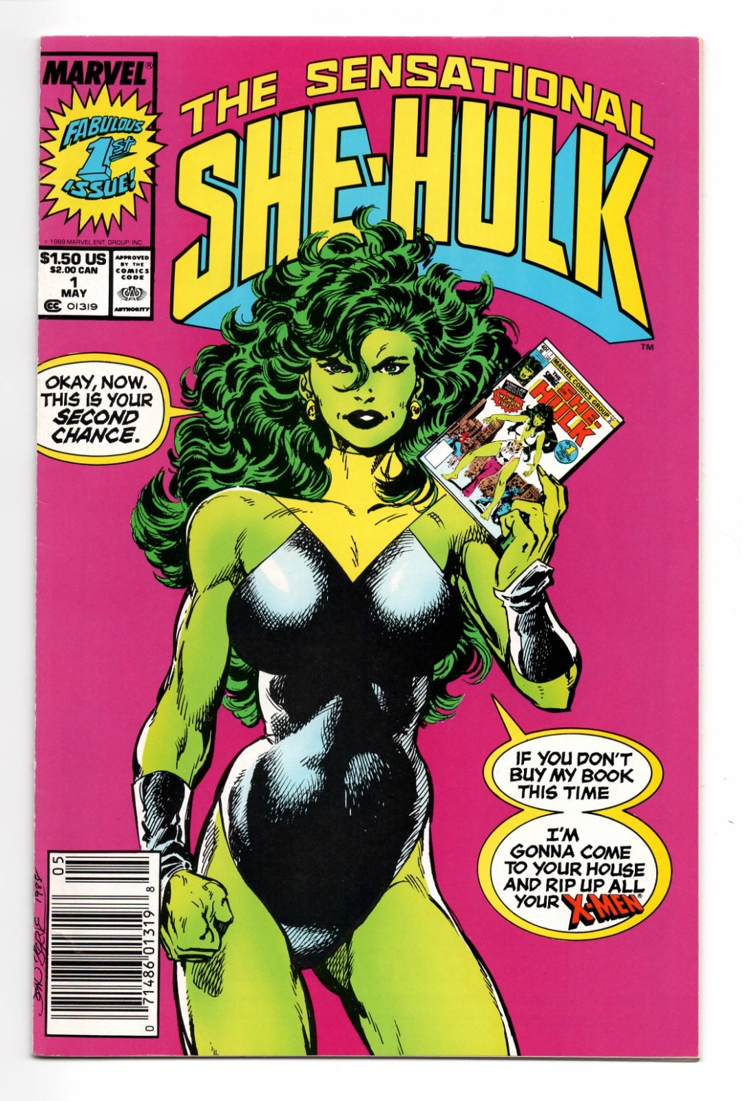 The Sensational She-Hulk #1 (Marvel Comics May 1989)