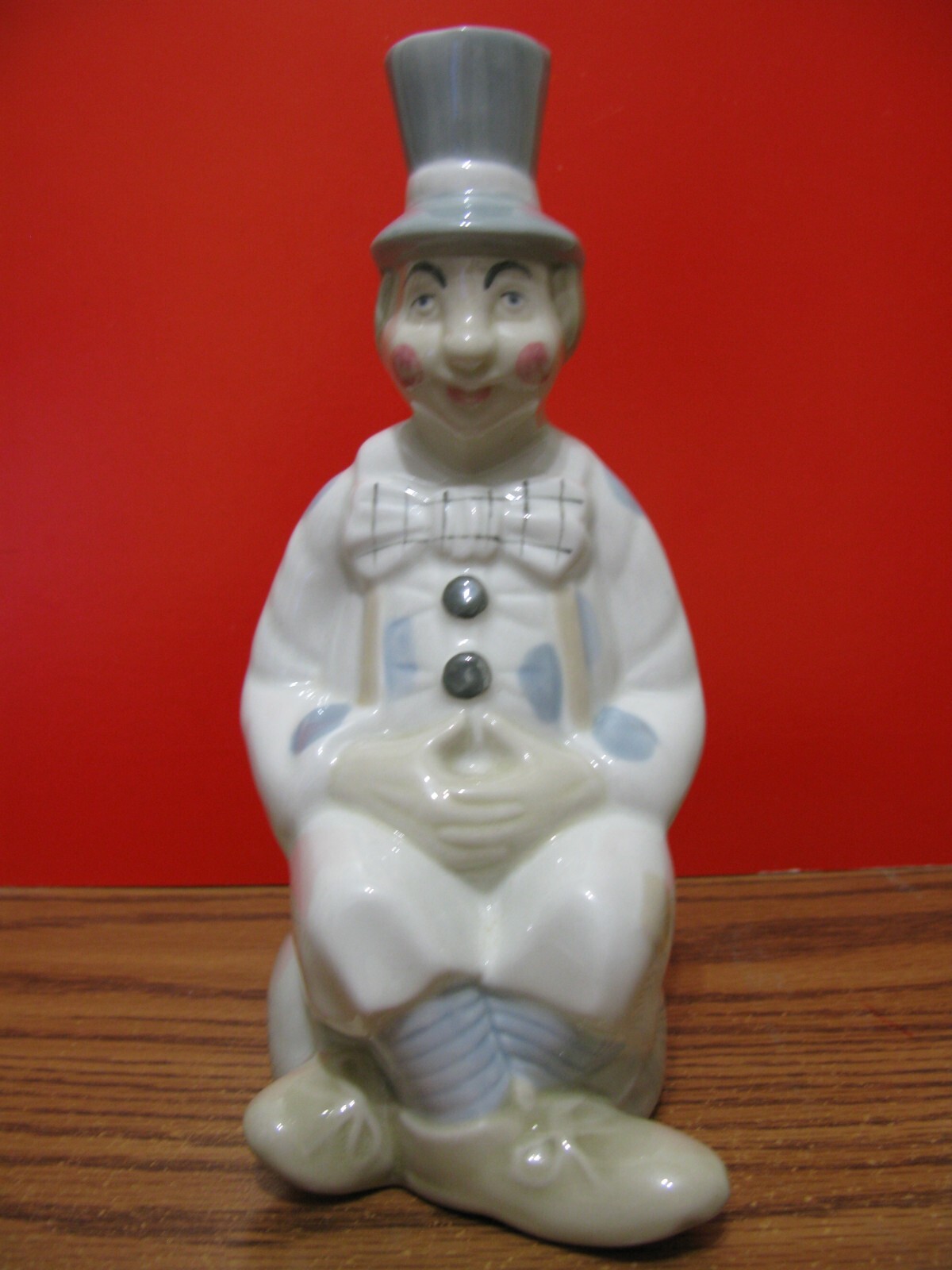 Vintage Spain Castille Lladro Style Porcelain Clown Figurine 9\