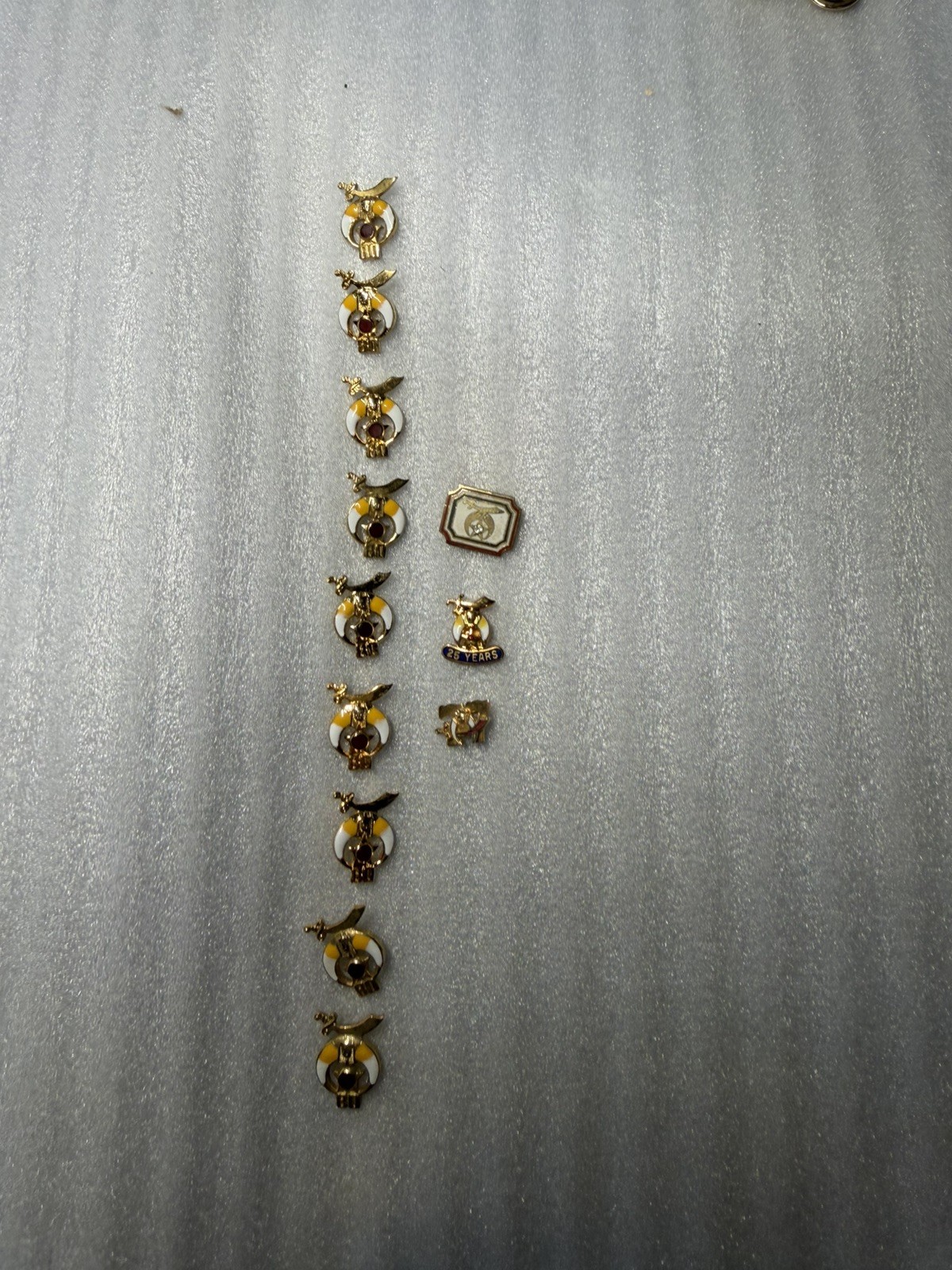 Lot Of 12 vintage  Masons Shriners Lapel Hat Pinback Freemasons
