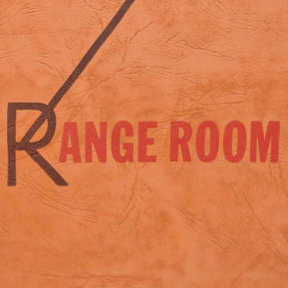 1961 Range Room Restaurant Menu Fairmont Palliser Hotel Calgary Alberta CA #1