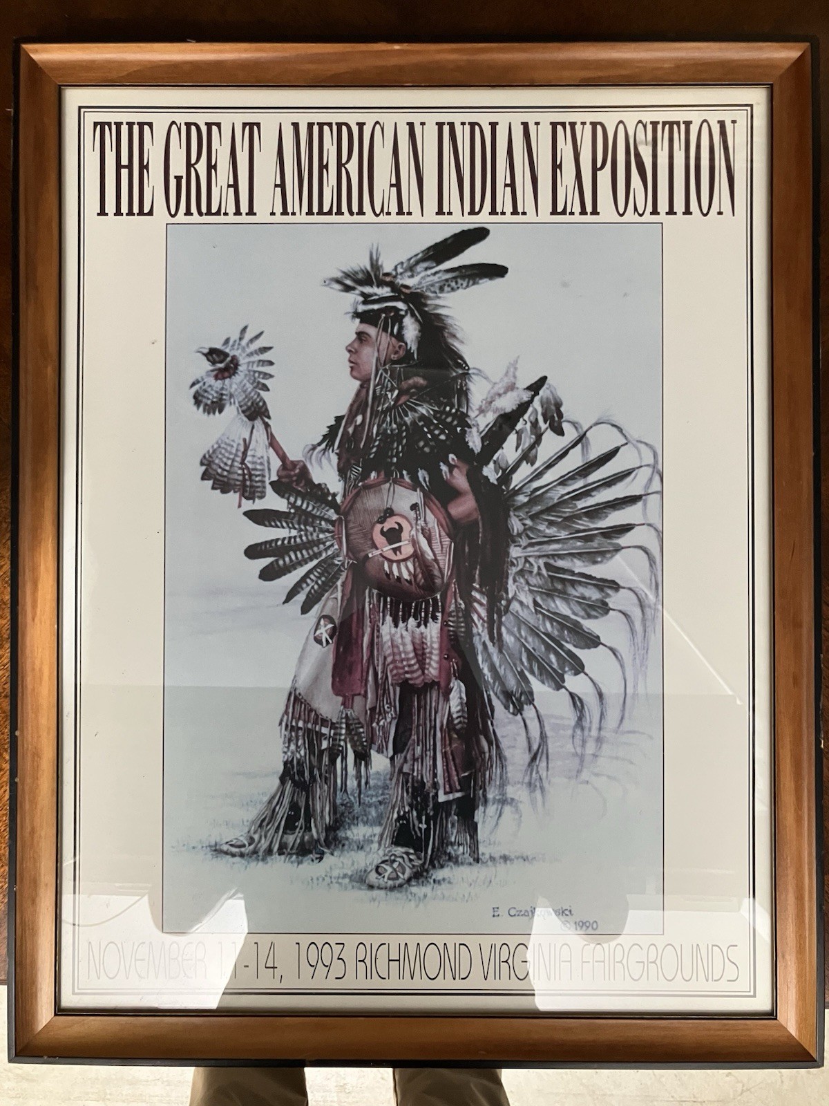 Vintage Poster 1993 Great American Indian Exposition