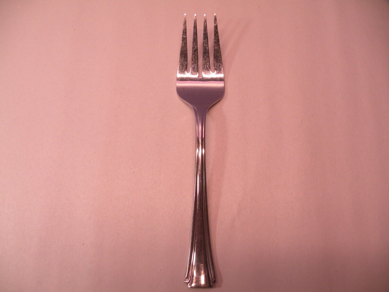 Bordeaux by Oneida Silver Stainless Glossy Cold Meat Serving Fork 8 7/8\