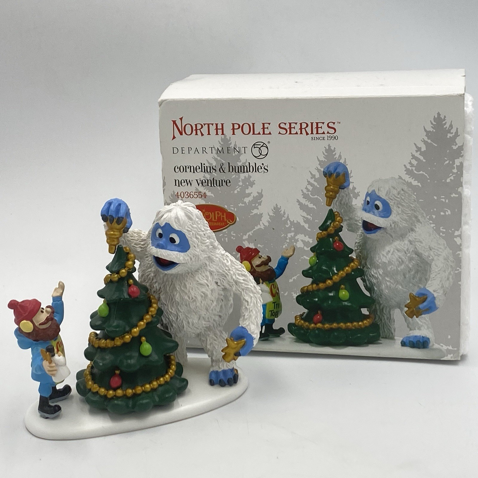 Department 56 CORNELIUS & BUMBLE NEW VENTURE 4036554 North Pole Series Rudolph.