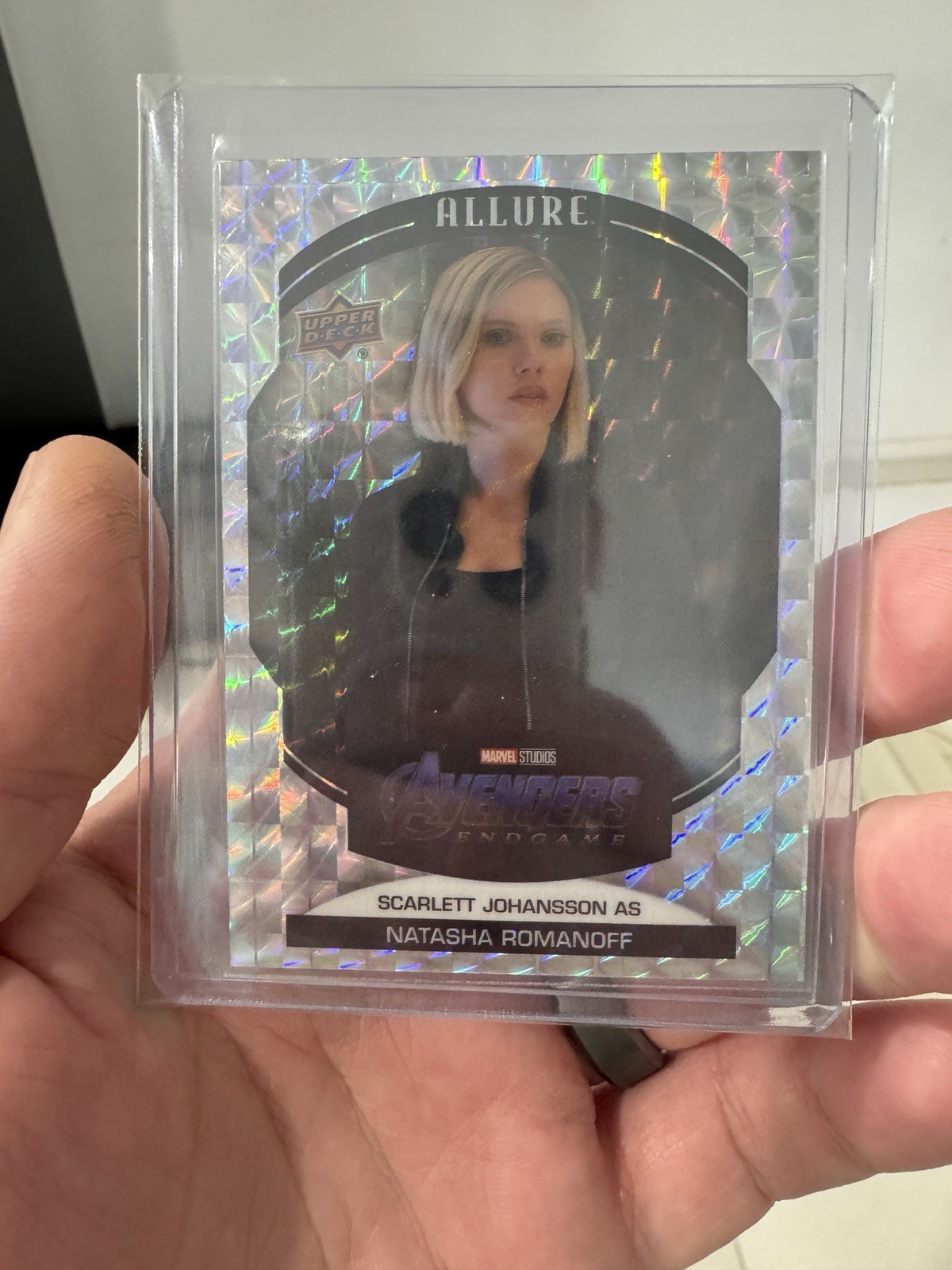 2022 Marvel Allure Black Widow Scarlett Johansson 6-Card Lot WHITE DIAMOND /50