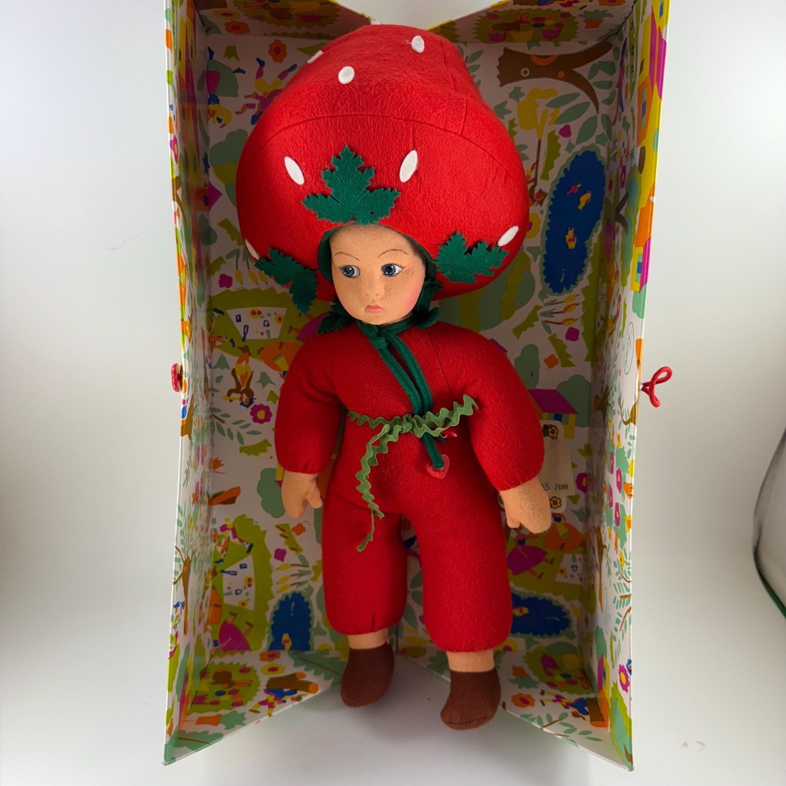 Vintage 1996 Lenci Doll Collection Fragola Limited Edition Italy Strawberry Vintage 1996 Lenci Doll Collection Fragola Limited Edition Italy Strawberry