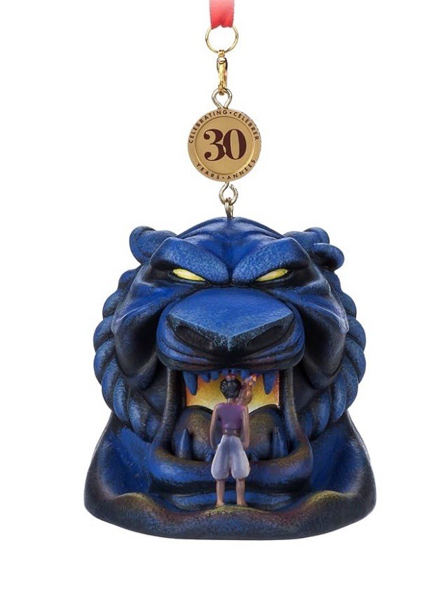 Disney Parks Aladdin Cave of Wonders Legacy Sketchbook 30th Anniversary Ornament