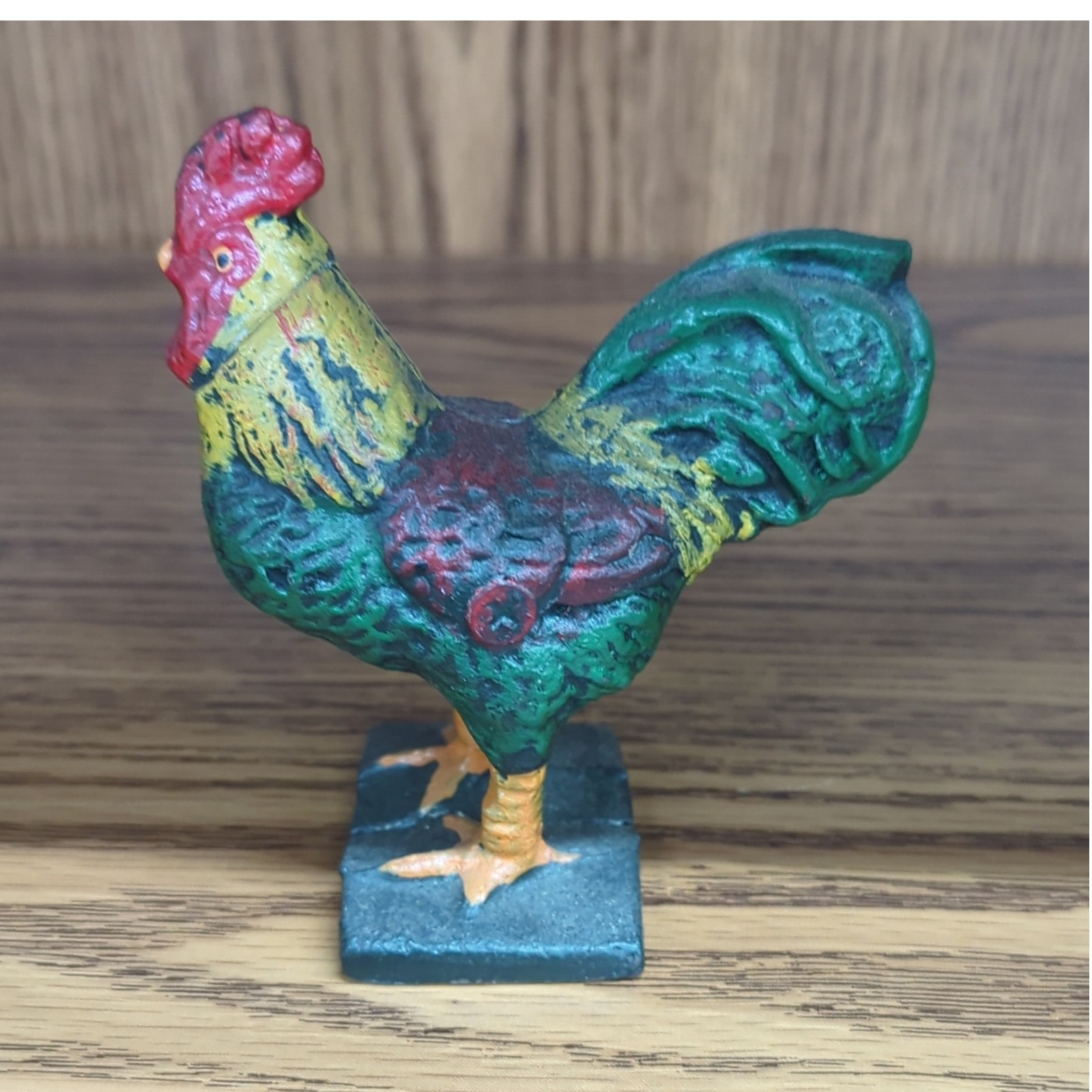 Cast Iron Chicken Figurine Collectible