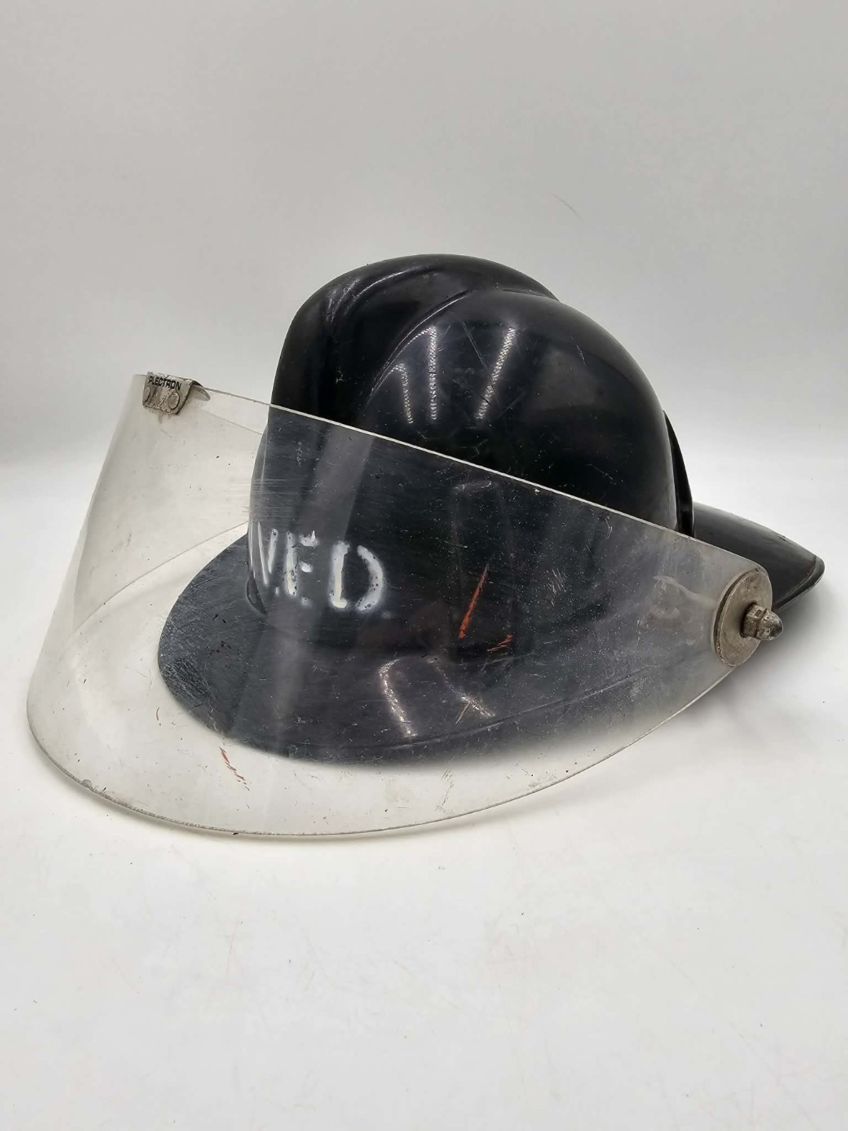 Vintage Topgard MSA Fire Helmet With Shield Firefighter Helmet Vintage Topgard MSA Fire Helmet With Shield Firefighter Helmet