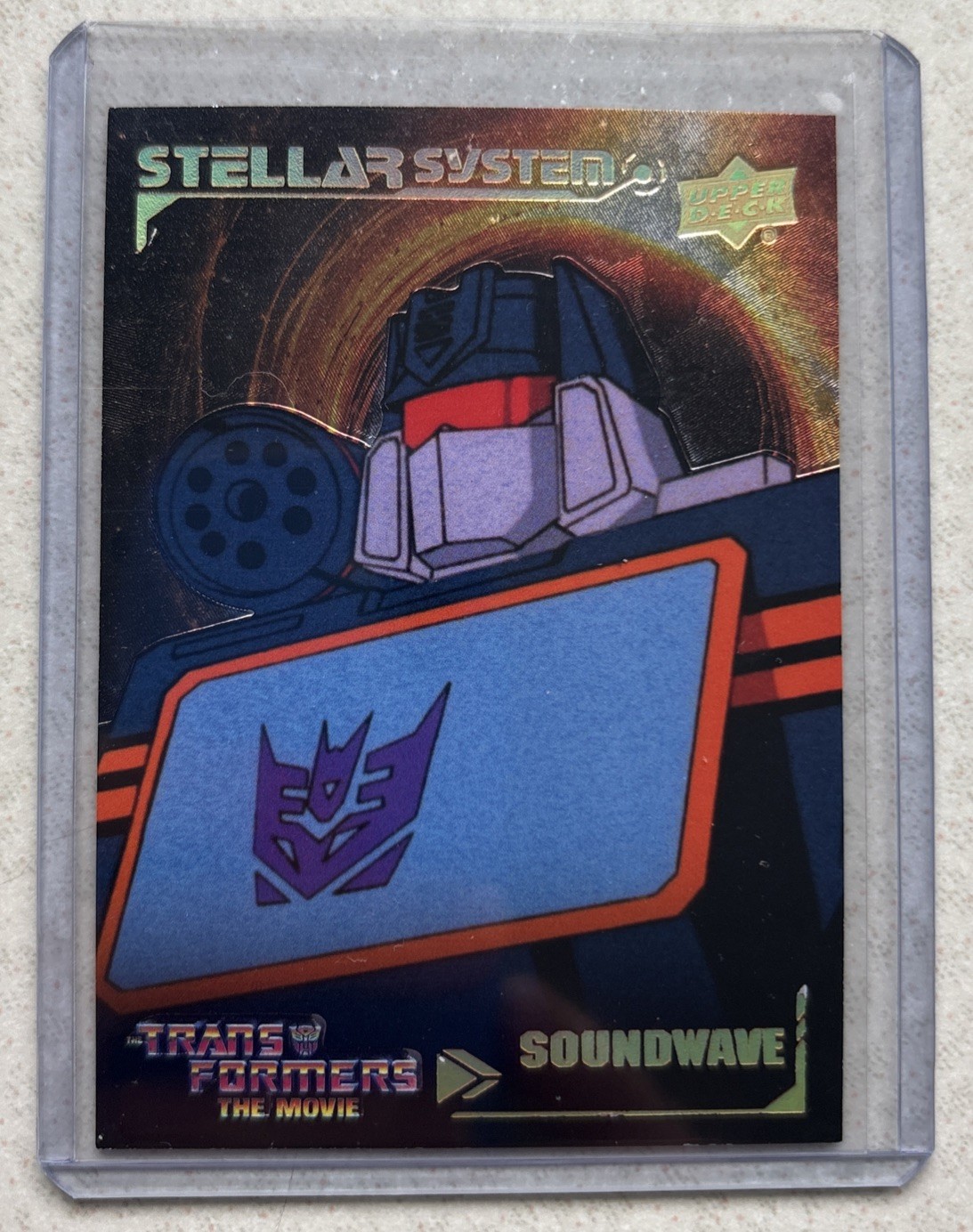  Upper Deck transformers Stellar System Soundwave Black Hole SS-2 25/25  🔥