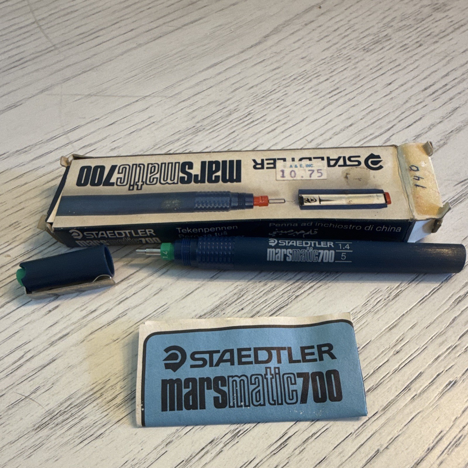 Vintage Staedtler Marsmatic 700 1.4mm Size 5 Technical Drafting Pen Germany