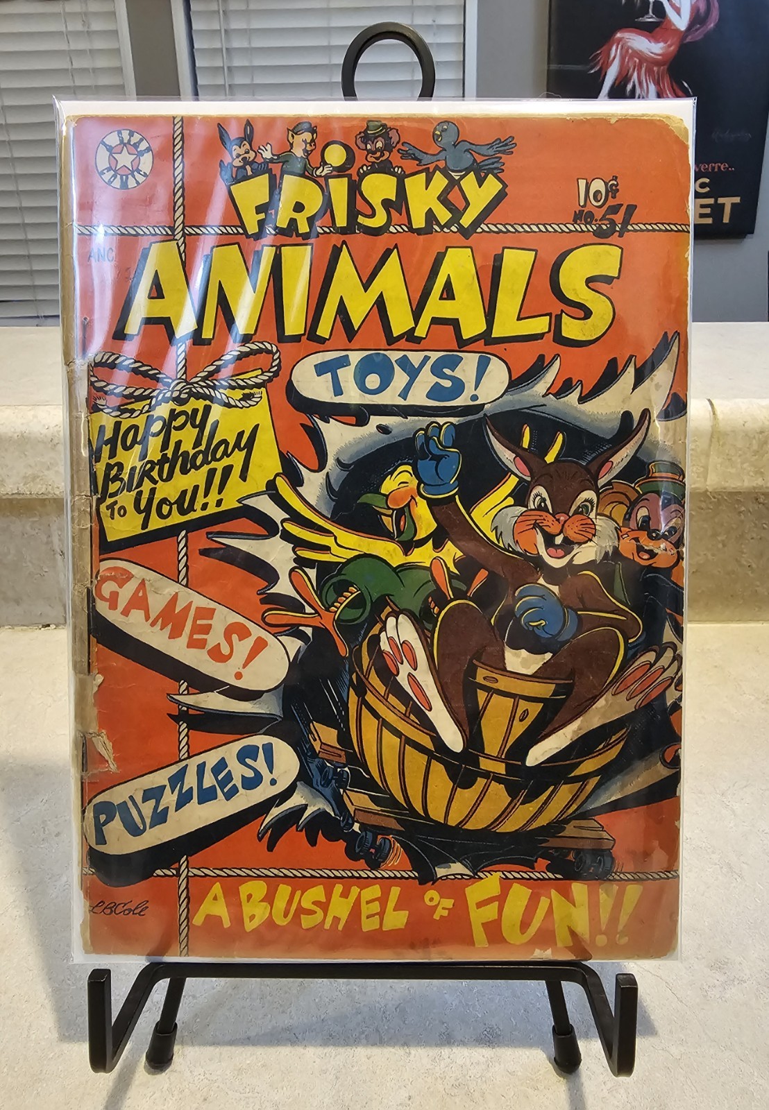 Frisky Animals Issue 51 Star Publication L.B. Cole Cover 1952 Rare and Complete