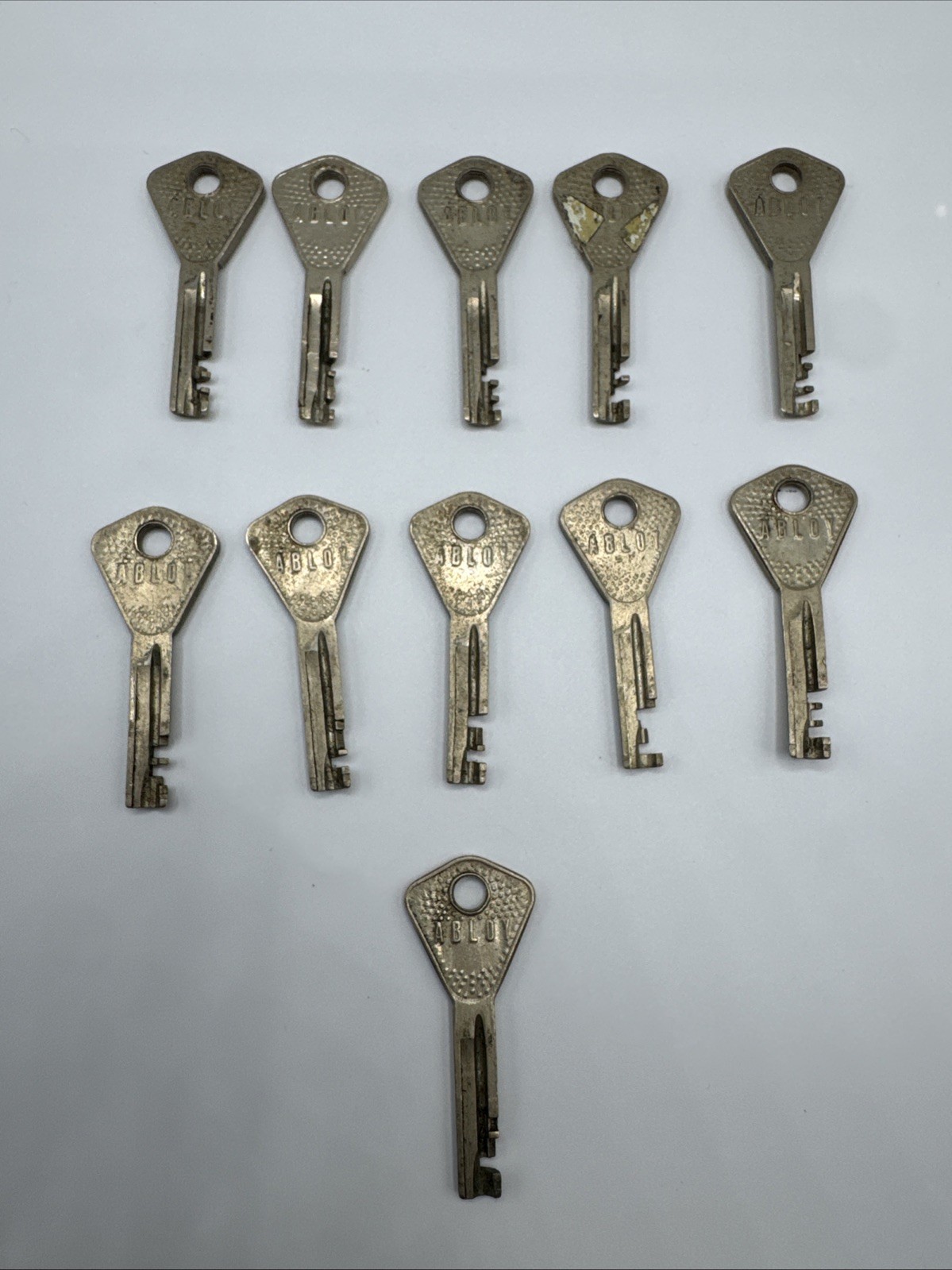 Vintage Abloy Original Keys - Lot of 11