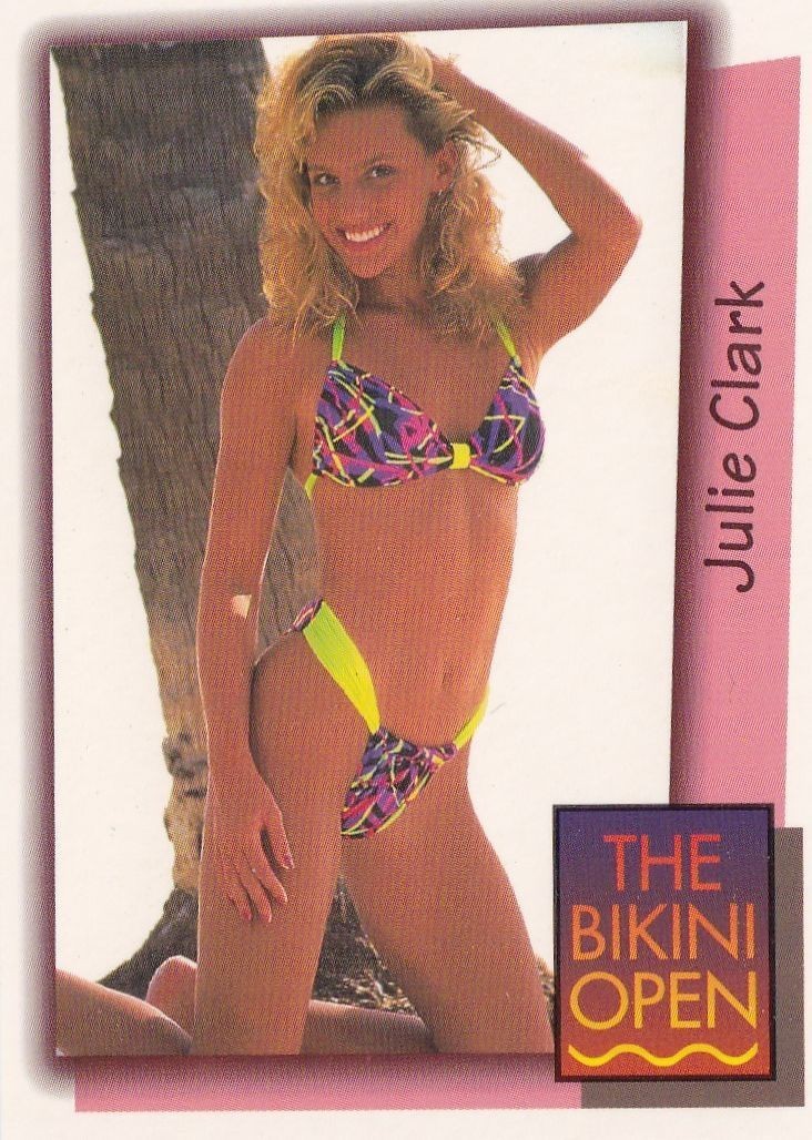 Julie Clarke 1992 T&M Entertainment The Bikini Open Rookie Card #17 RC Playboy