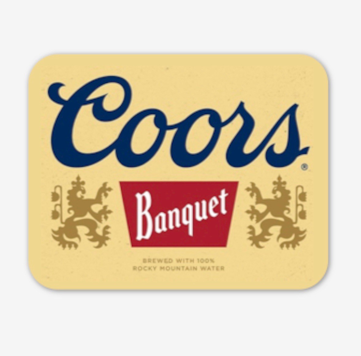 Coors Banquet Decal Sticker