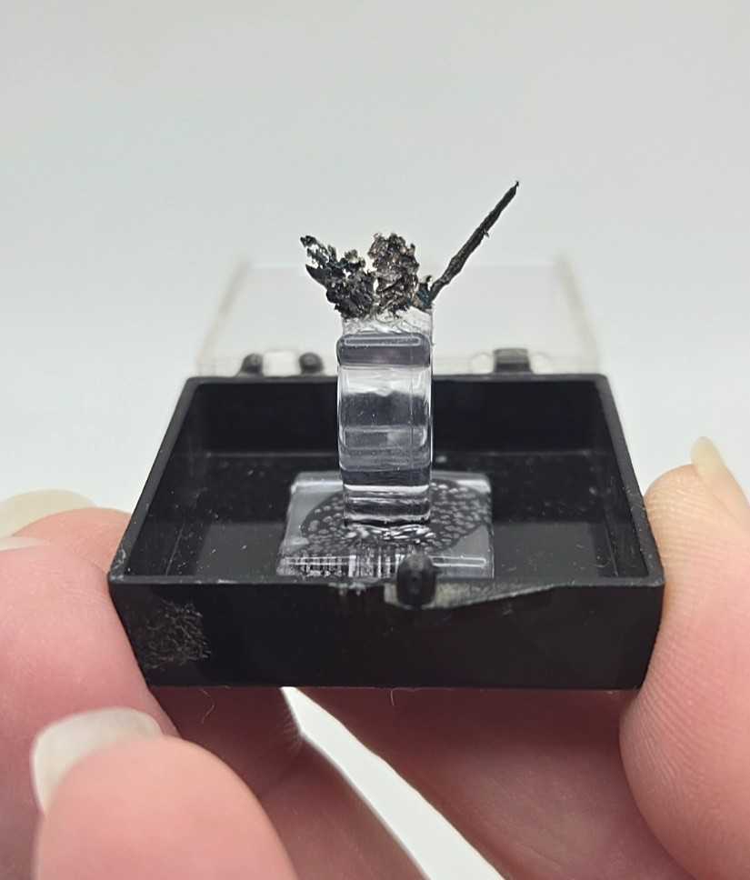 Old Stock Native Silver Thumbnail Specimen - Mexico (laseal)