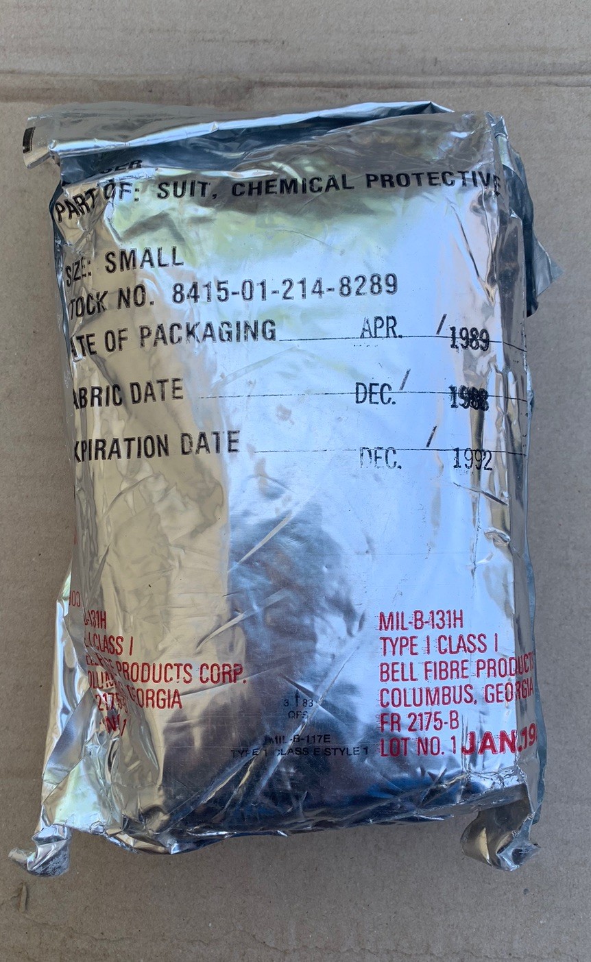 US Military Chemical Protective Pants Size Small